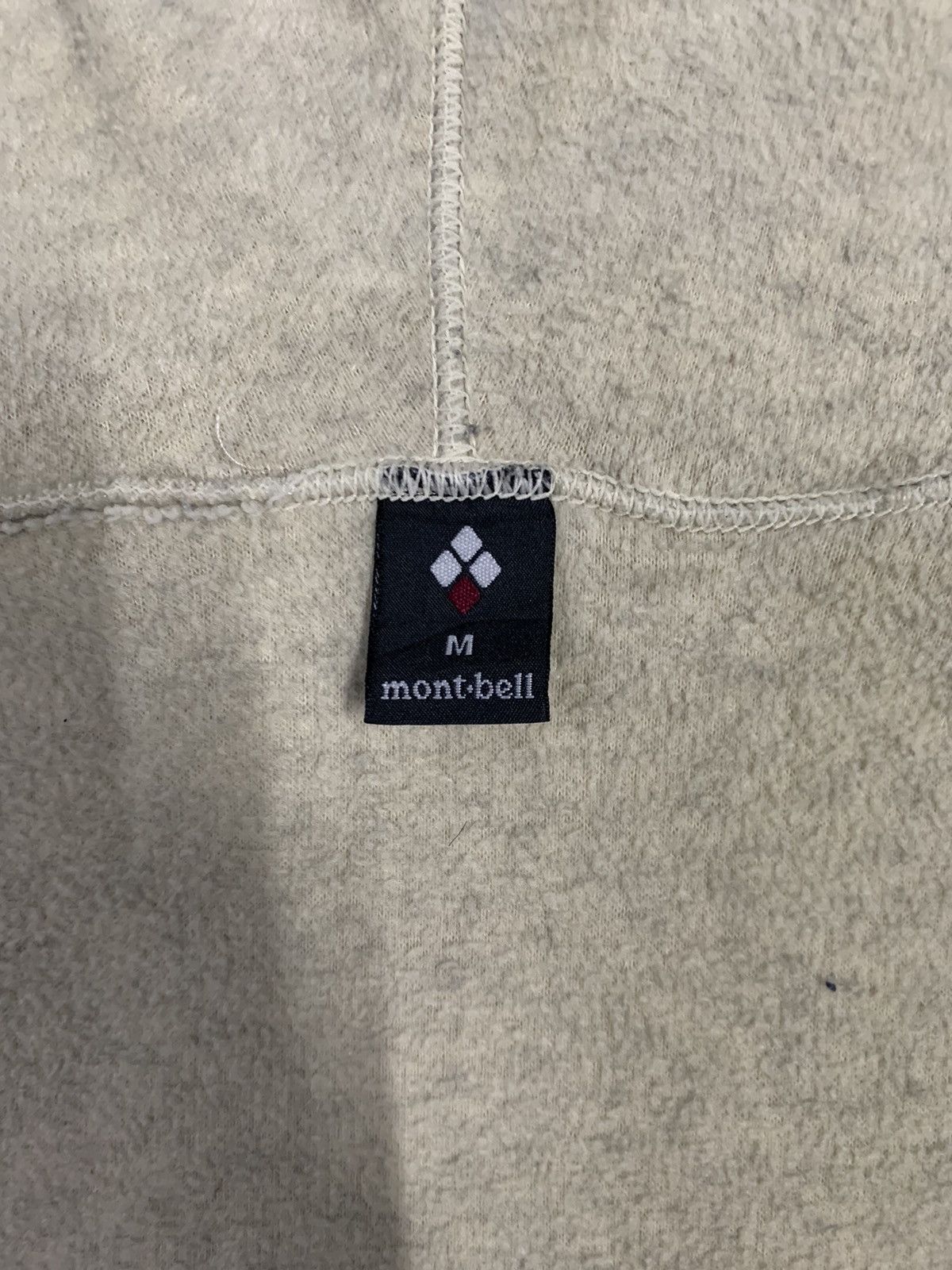 Montbell Vintage Montbell Small Logo Fleece Hooded Jacket Size M / US 6-8 / IT 42-44 - 16 Thumbnail