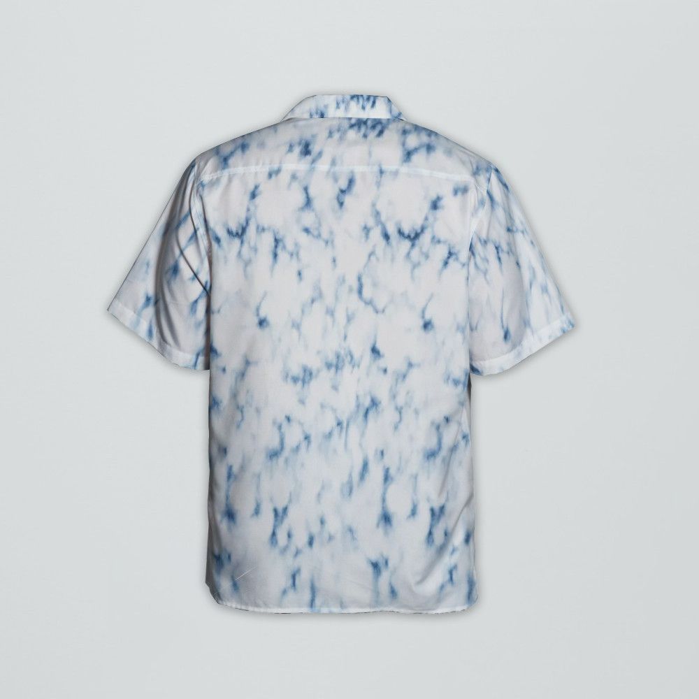 Designer Summer White and Blue Shirt Size US M / EU 48-50 / 2 - 2 Thumbnail