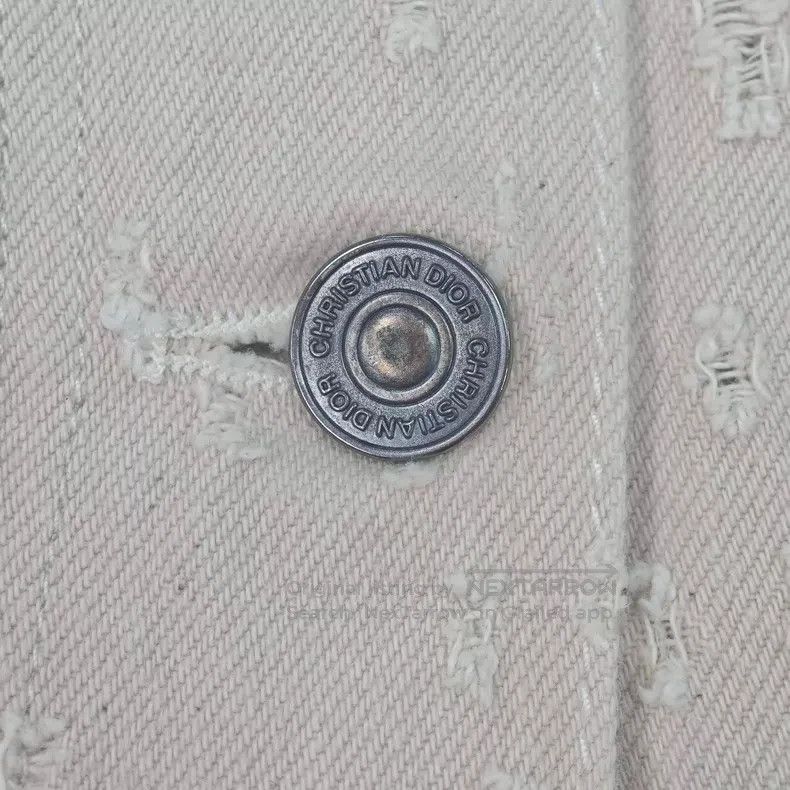 Dior Dior Beige destructive style denim cotton skirt Size 24" / US 00 / IT 34 - 7 Thumbnail
