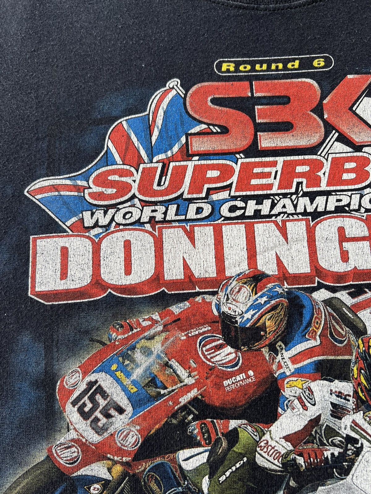 Vintage Vintage 2001 Superbike World Championship SBK Motocross Tee Size US L / EU 52-54 / 3 - 6 Thumbnail