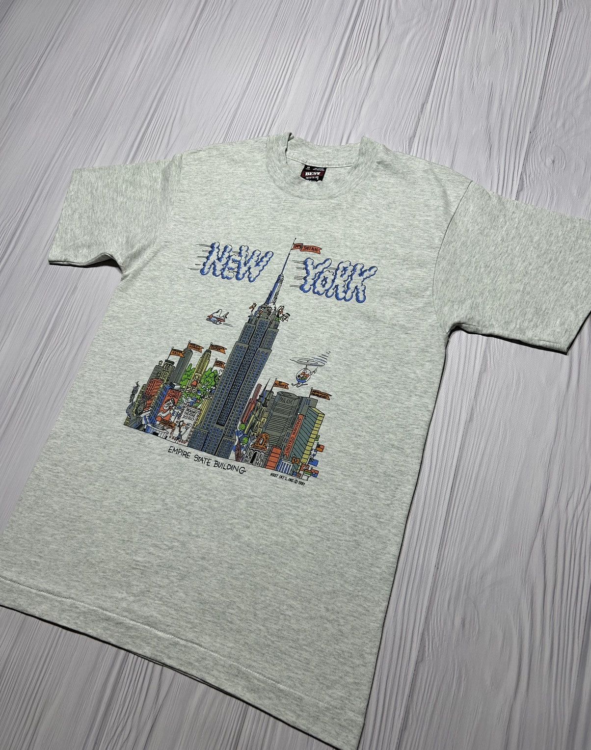 Vintage Rare Vintage 1991 New York Empire State Building T-Shirt Size US M / EU 48-50 / 2 - 2 Thumbnail