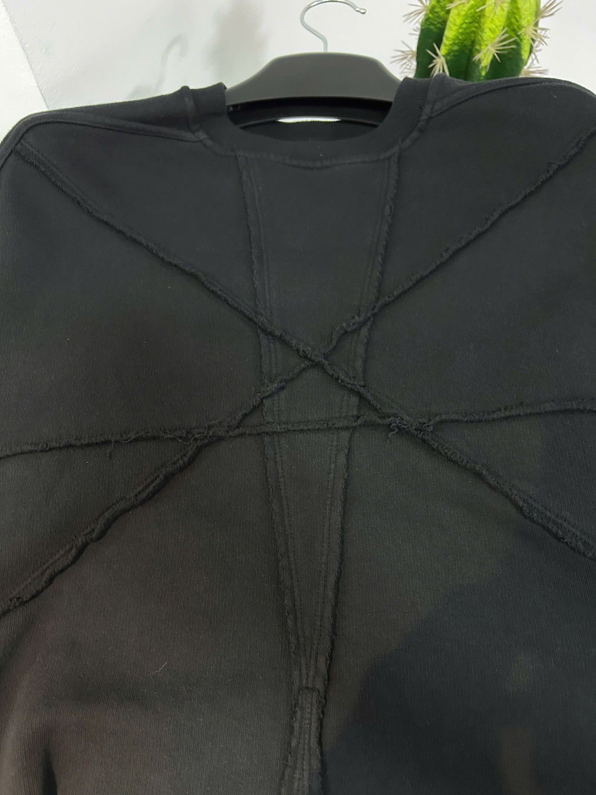 Rick Owens Drkshdw Rick Owens DRKSHDW Black Crater Sweatshirt Size US S / EU 44-46 / 1 - 3 Thumbnail