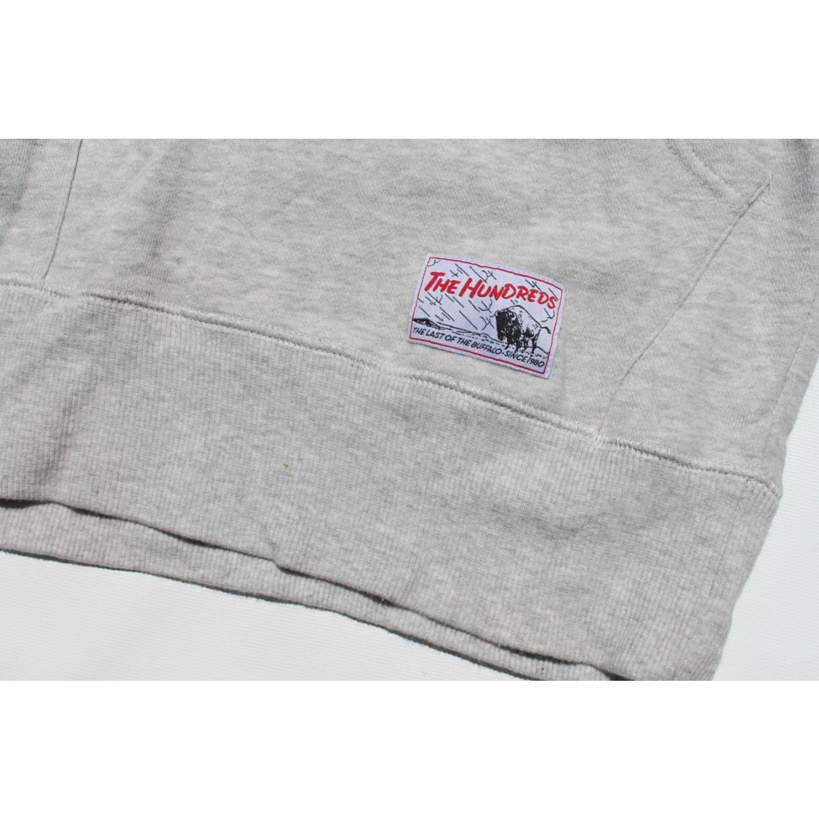 The Hundreds VINTAGE The Hundred The Last of the Buffalo Hooded Sweatshirt Hoodie Gray Medium Size US M / EU 48-50 / 2 - 2 Thumbnail