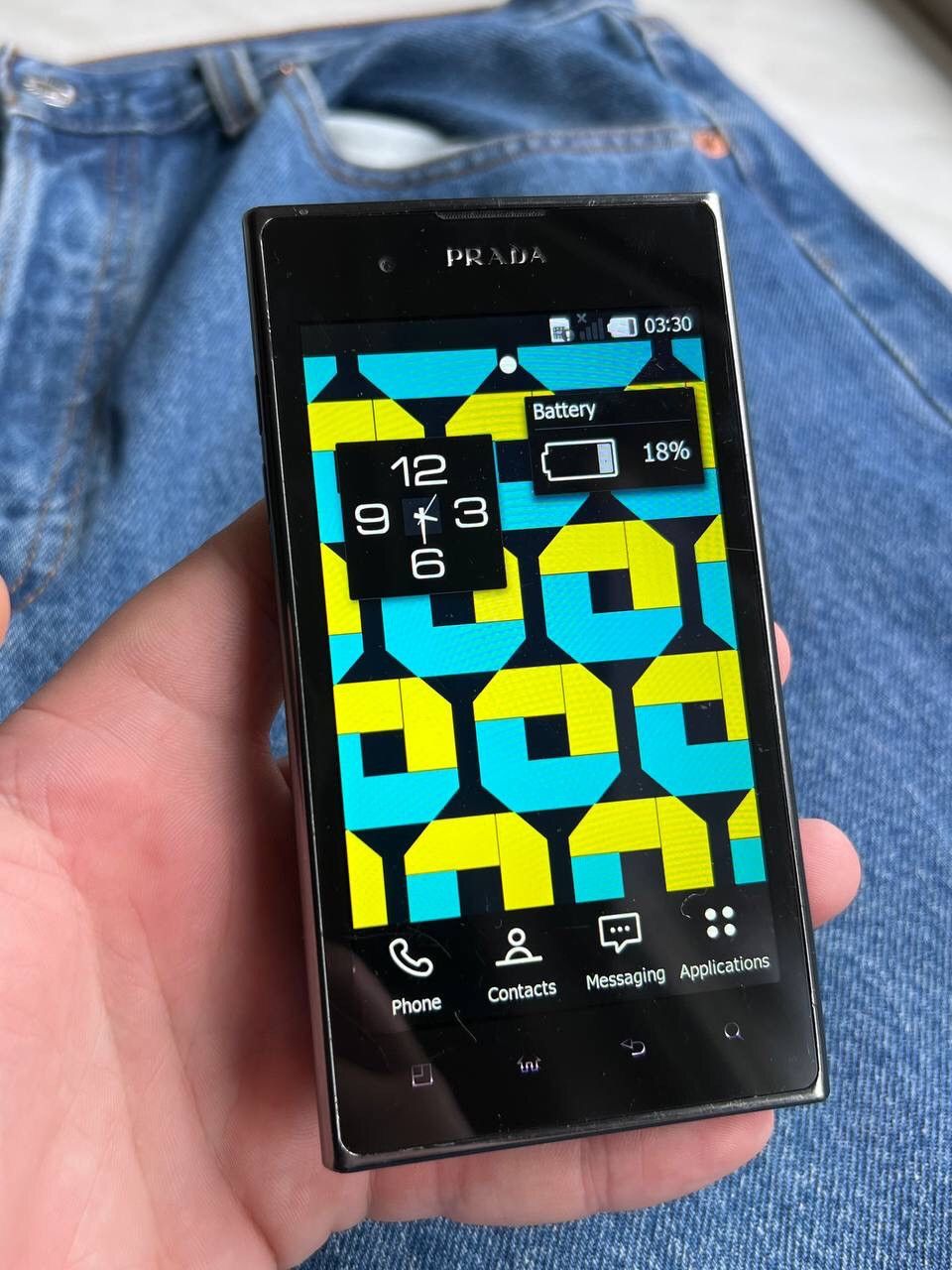 Prada Prada Smart Phone LG P940 Black Luxury vintage WORKING 2011 Size ONE SIZE - 14 Thumbnail