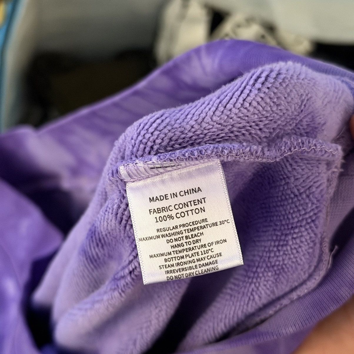 Asaali Asaali Purple Ribbon Ribbon Tie Dye Hoodie Size Medium Size US M / EU 48-50 / 2 - 6 Thumbnail