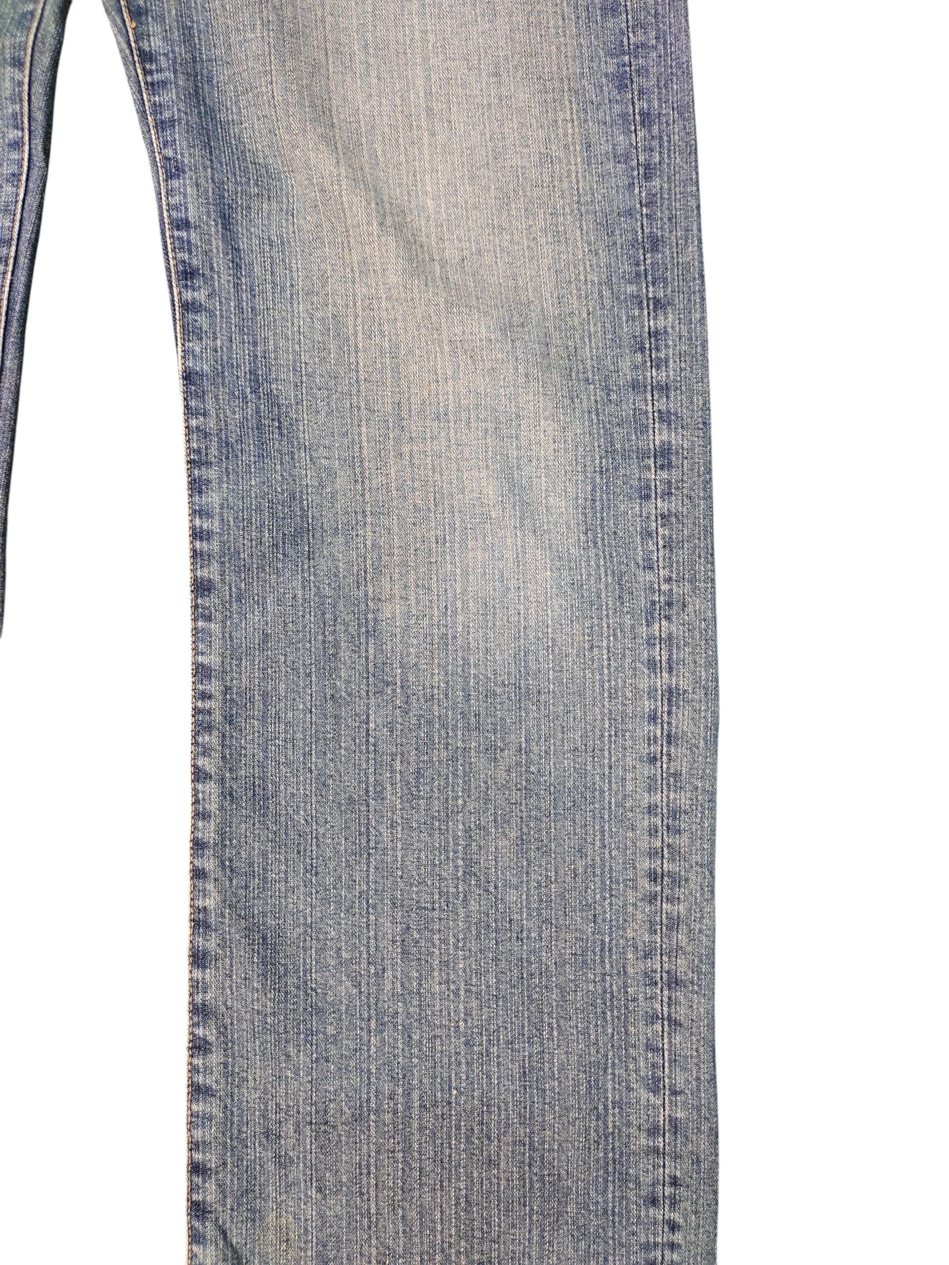 Bugle Boy Vintage Bugle Boy Usa Clawmark Distress Faded Denim Jeans Size US 30 / EU 46 - 3 Thumbnail