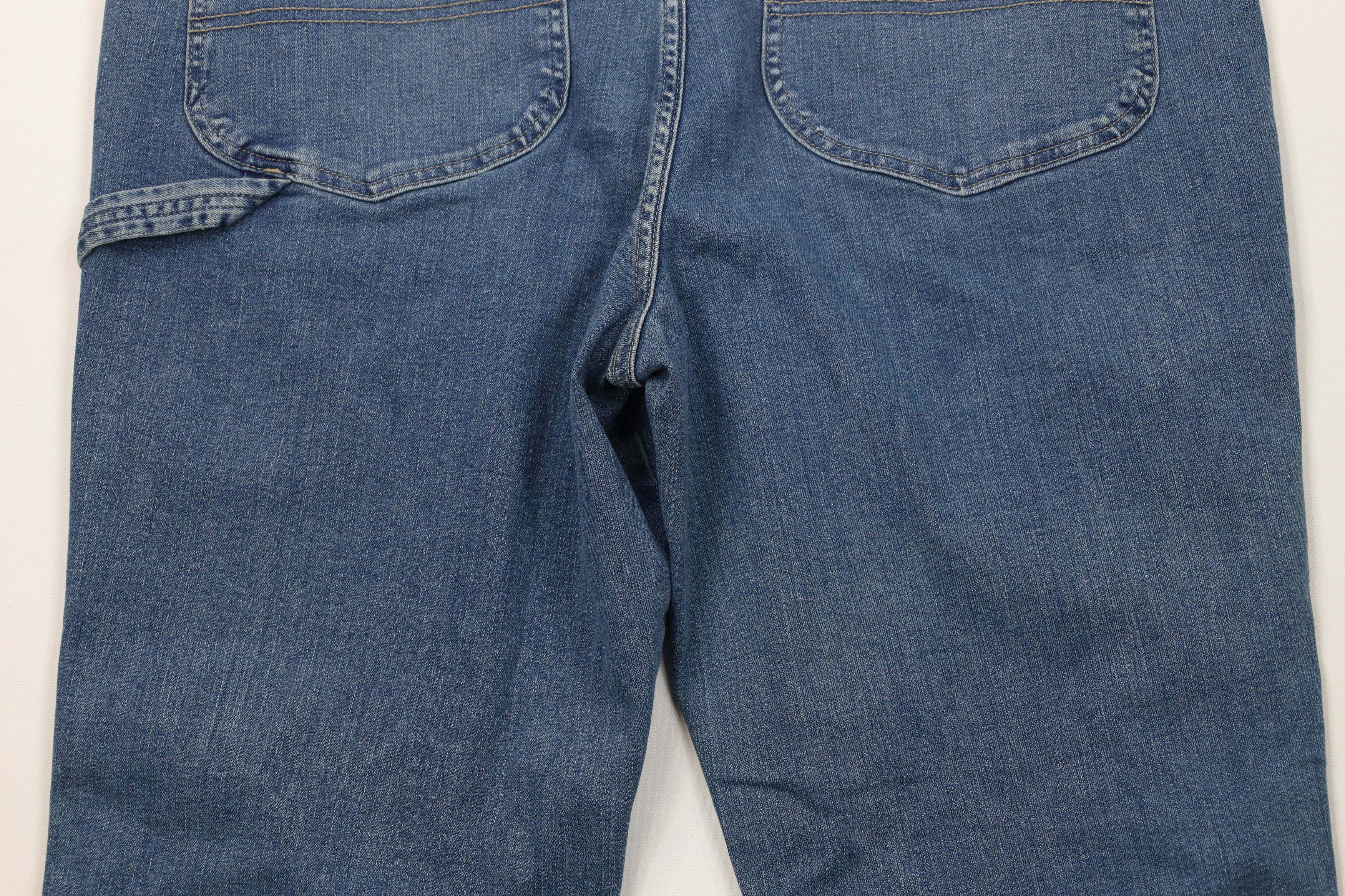 Lee Vintage Lee Workwear Stretch Utility Wide Leg Dungaree Jeans Size XXL / US 16-18 / IT 52-54 - 13 Thumbnail