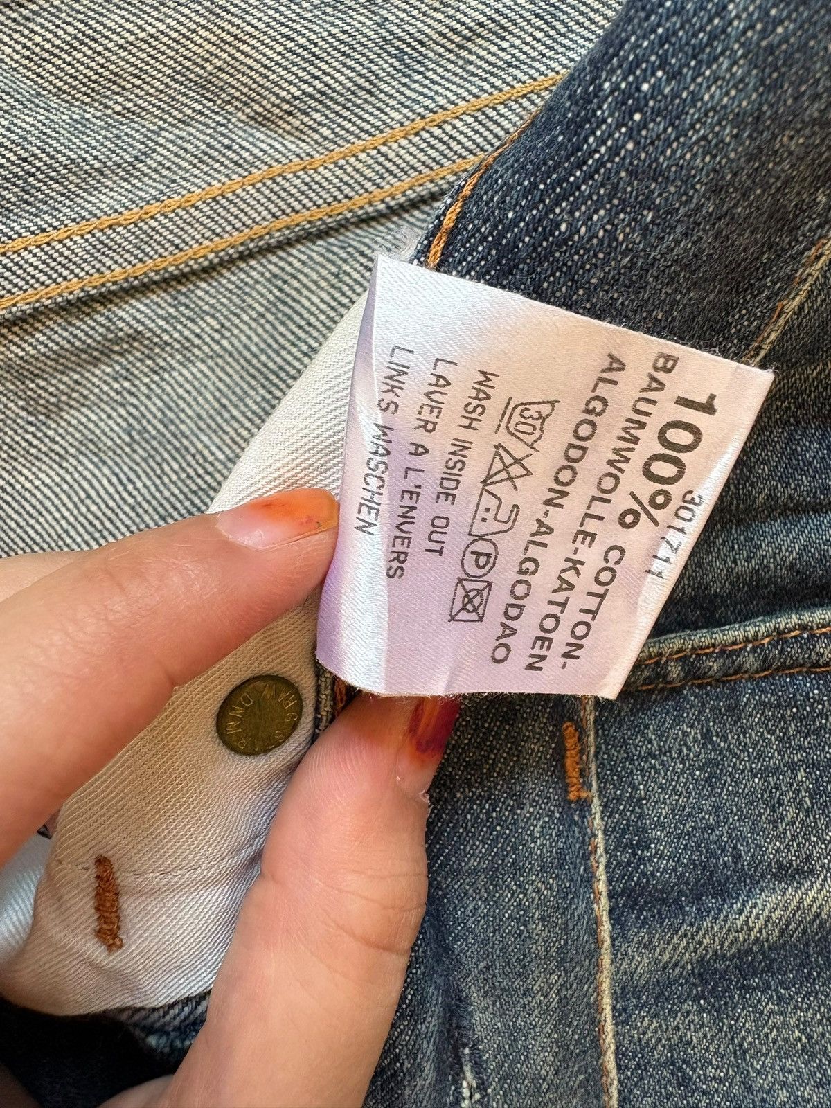 G-Star Vintage G Star Jean Button Fly Rusty Mud Wash Rip Loose Jean Size US 32 / EU 48 - 10 Thumbnail