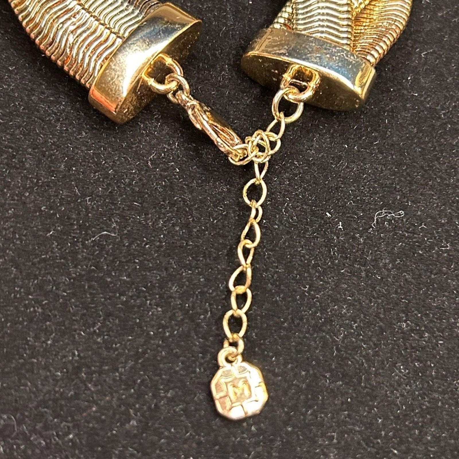 Monet 80s Monet Braided Necklace Vintage Serpentine Liquid 18.5" Size ONE SIZE - 4 Thumbnail