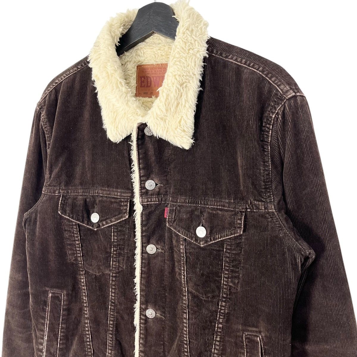 Edwin Edwin Corduroy Sherpa Jacket Wrange Coat Size US M / EU 48-50 / 2 - 4 Thumbnail