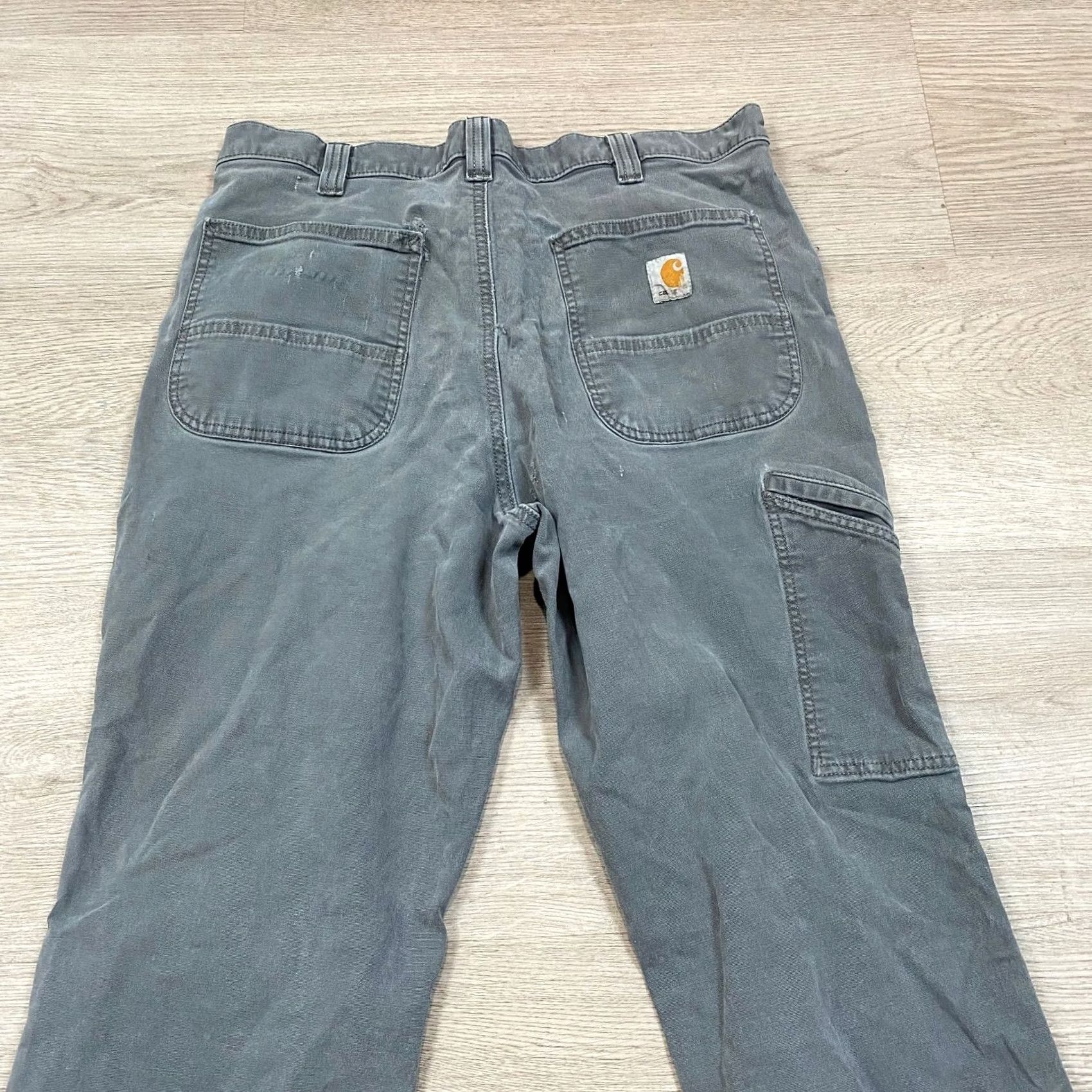 Carhartt Carhartt Work Pants Men's Relaxed Fit Rugged Flex 34x30 Gray Carpenter Size US 34 / EU 50 - 4 Thumbnail