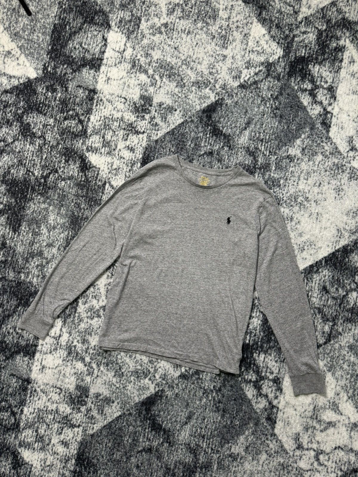 Polo Ralph Lauren × Vintage Vintage Polo Ralph Lauren Long Sleeve Tee Black Pony Y2K 90s Size US L / EU 52-54 / 3 - 1 Thumbnail