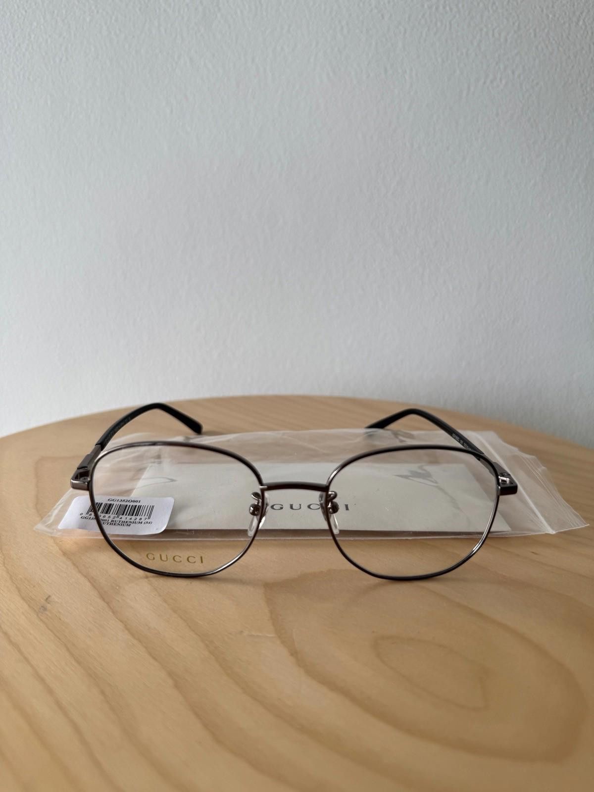 Gucci New Gucci eyewear optical GG1352O 001 ruthenium black Size ONE SIZE - 1 Thumbnail