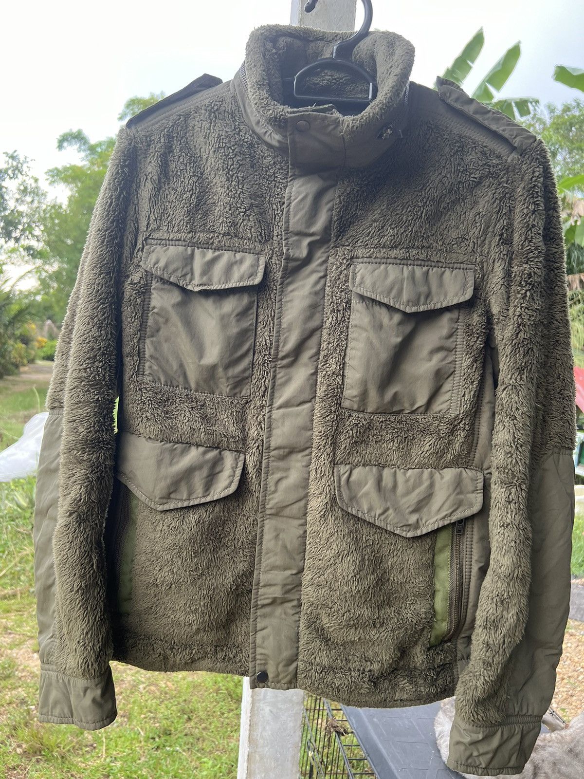 Beams Plus JACKET THE BEAMS x DEEP PILE x FLEECE. (GJ1) Size US S / EU 44-46 / 1 - 14 Thumbnail