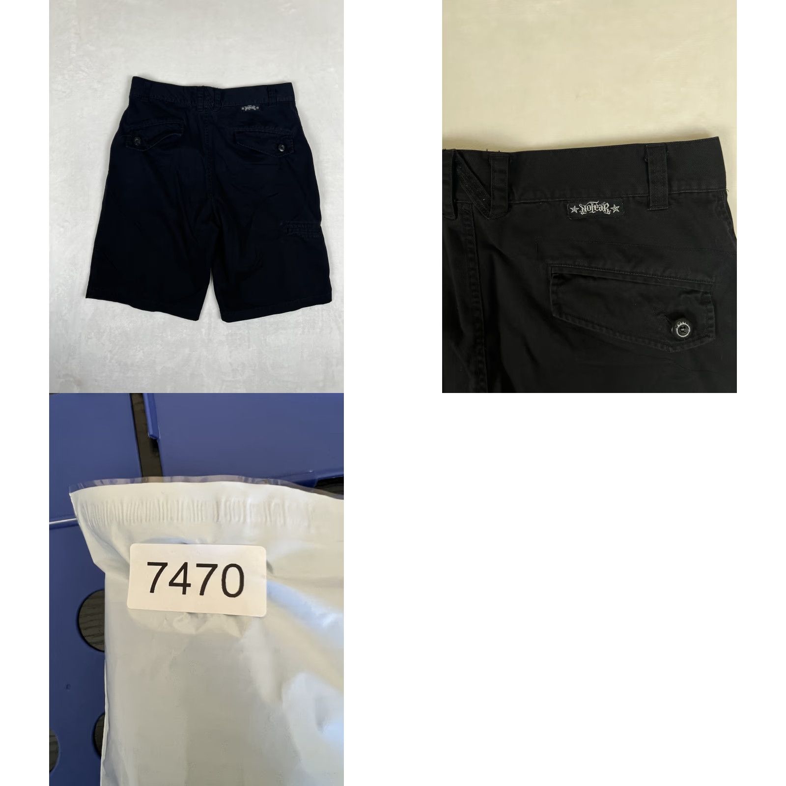 No Fear VINTAGE No Fear Shorts Size 33 Chino Men Black 90s Grunge Cargo Pocket Pockets Summer Spring 11 in Inseam Size US 33 - 8 Thumbnail
