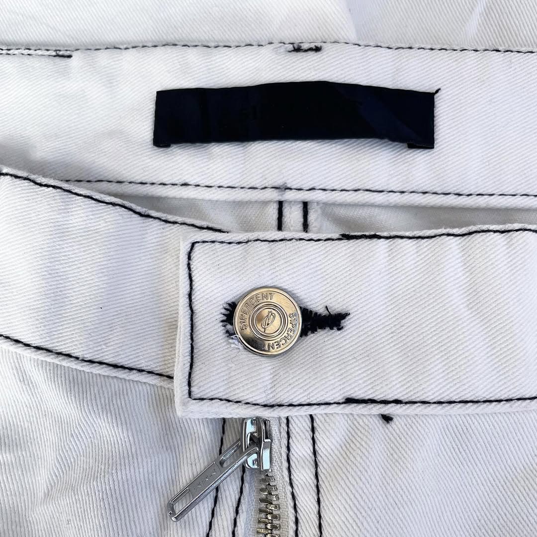 Japanese Brand 51PERCENT Tunnel Lining Trouser Denim Pants Size US 32 / EU 48 - 8 Thumbnail