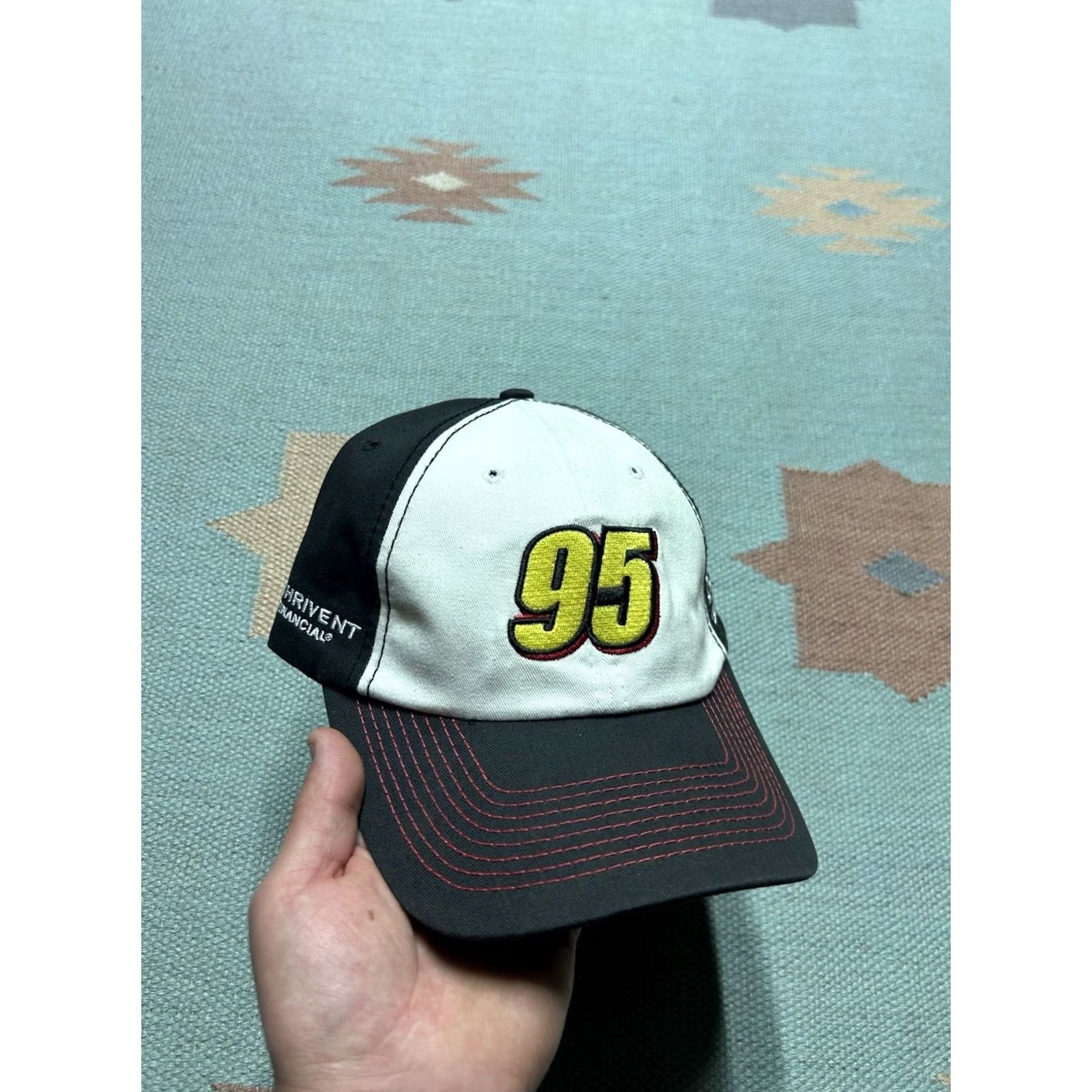 Alexander McQueen Leavine Family Racing strapback hat cap 95 McDowell Lightning McQueen men's adjustable multicolor cap Size ONE SIZE - 2 Thumbnail