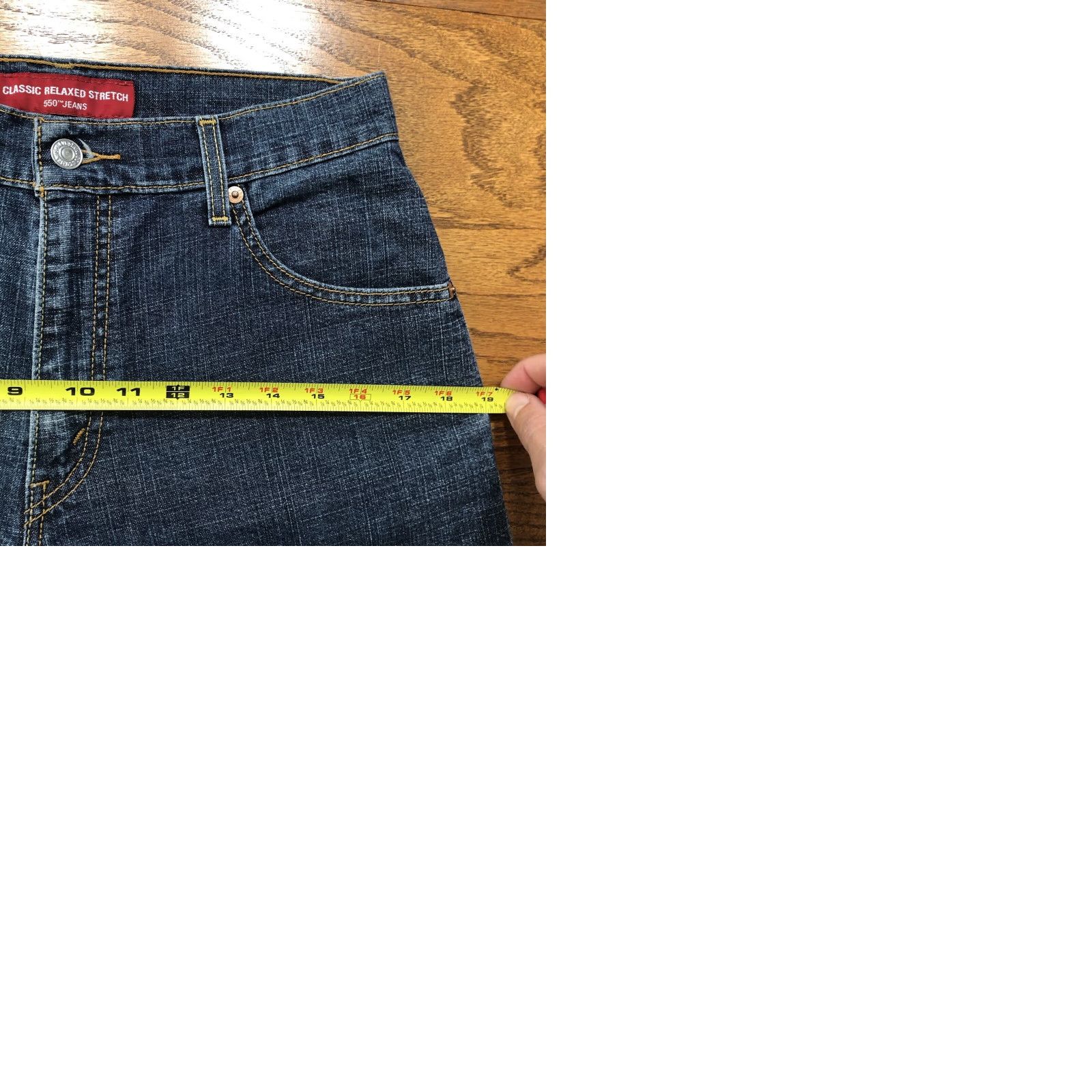 Levi's VINTAGE Levi's Jeans 550 Relaxed Mom Tapered High Rise 8 29in 32in Inseam Blue Denim Ladies Womens Size 29" - 9 Thumbnail