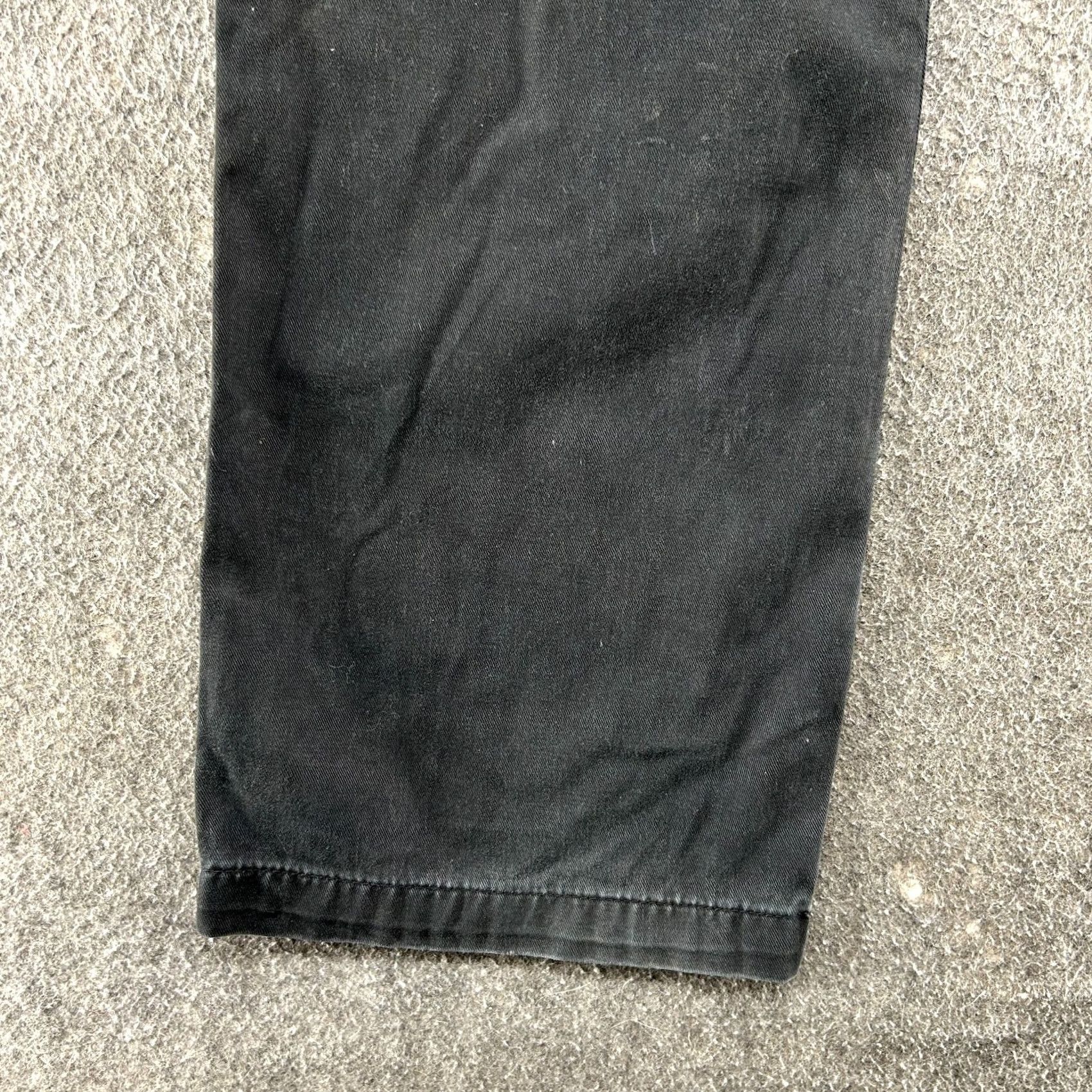 Carhartt Carhartt Pants Men 33x34 Black Carpenter Relaxed Straight Cotton Distressed Workwear Casual"} Size US 33 - 7 Thumbnail