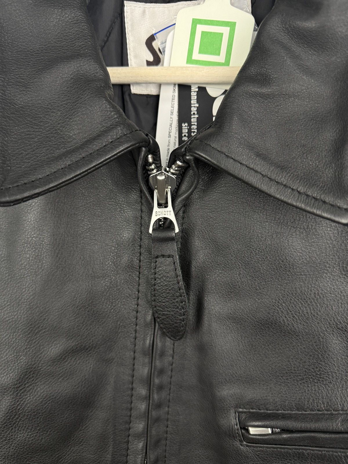 Schott 🇺🇸 NEW❗️Schott NYC Leather Jacket Motorcycle Rare Retro Y2K Size US XXL / EU 58 / 5 - 12 Thumbnail