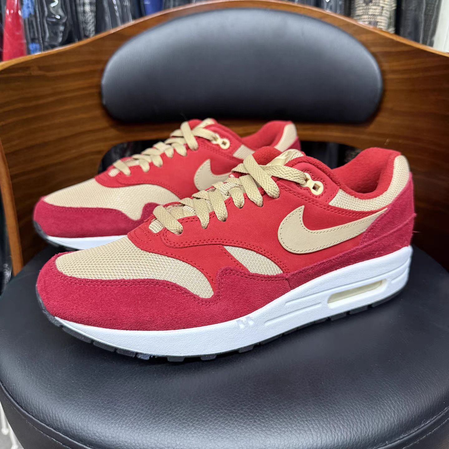 Nike Nike Air Max 1 "Red Curry" Sneakers K15 Size US 9 / EU 42 - 1 Thumbnail