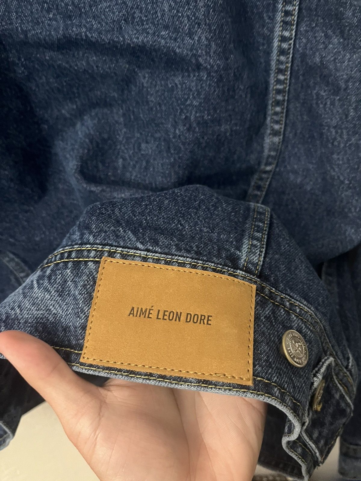 Aime Leon Dore Aime Leon Dore Denim Trucker Jacket Wash Blue Small ALD Size US S / EU 44-46 / 1 - 7 Thumbnail
