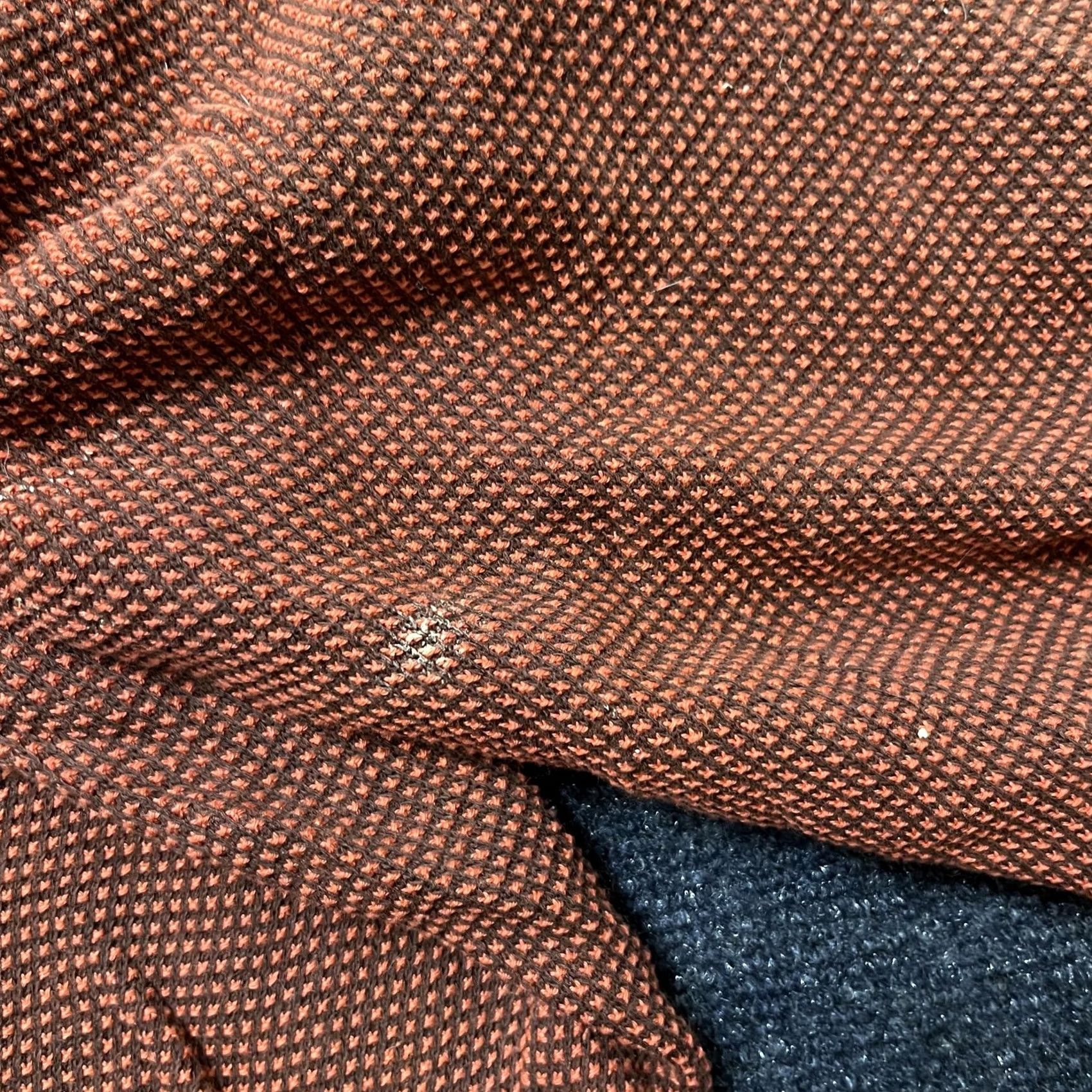 Vintage Fiii Sweater Mens Large Brown Orange Crewneck Waffle Knit Pullover Made in Italy Size US XL / EU 56 / 4 - 4 Thumbnail