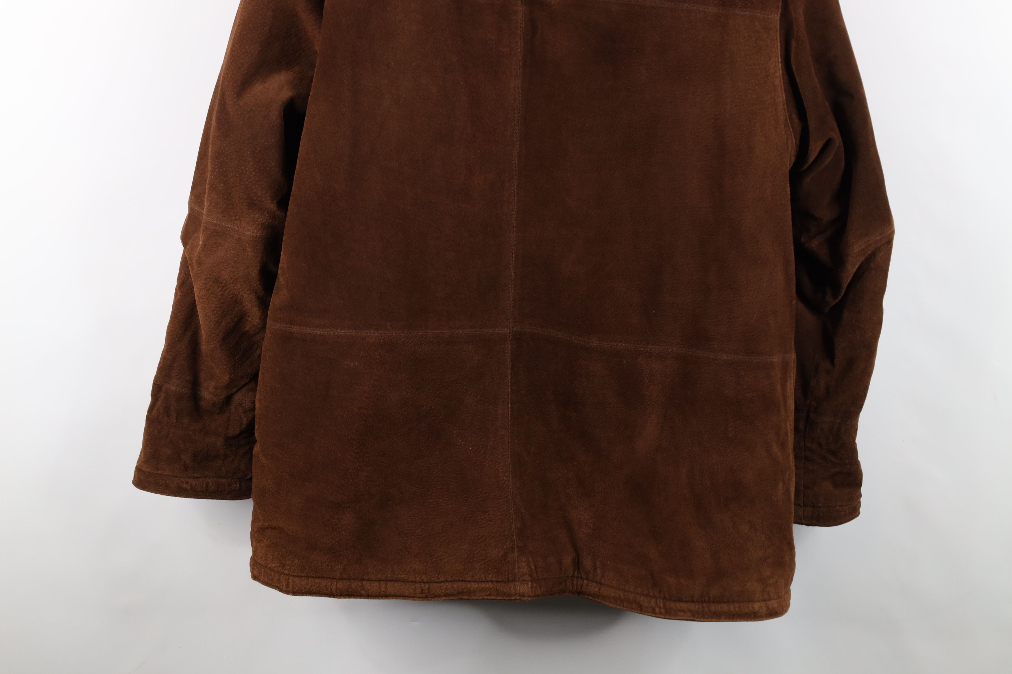 Vintage Vintage 90s Streetwear Reversible Leather Faux Fur Jacket Size L / US 10 / IT 46 - 11 Thumbnail
