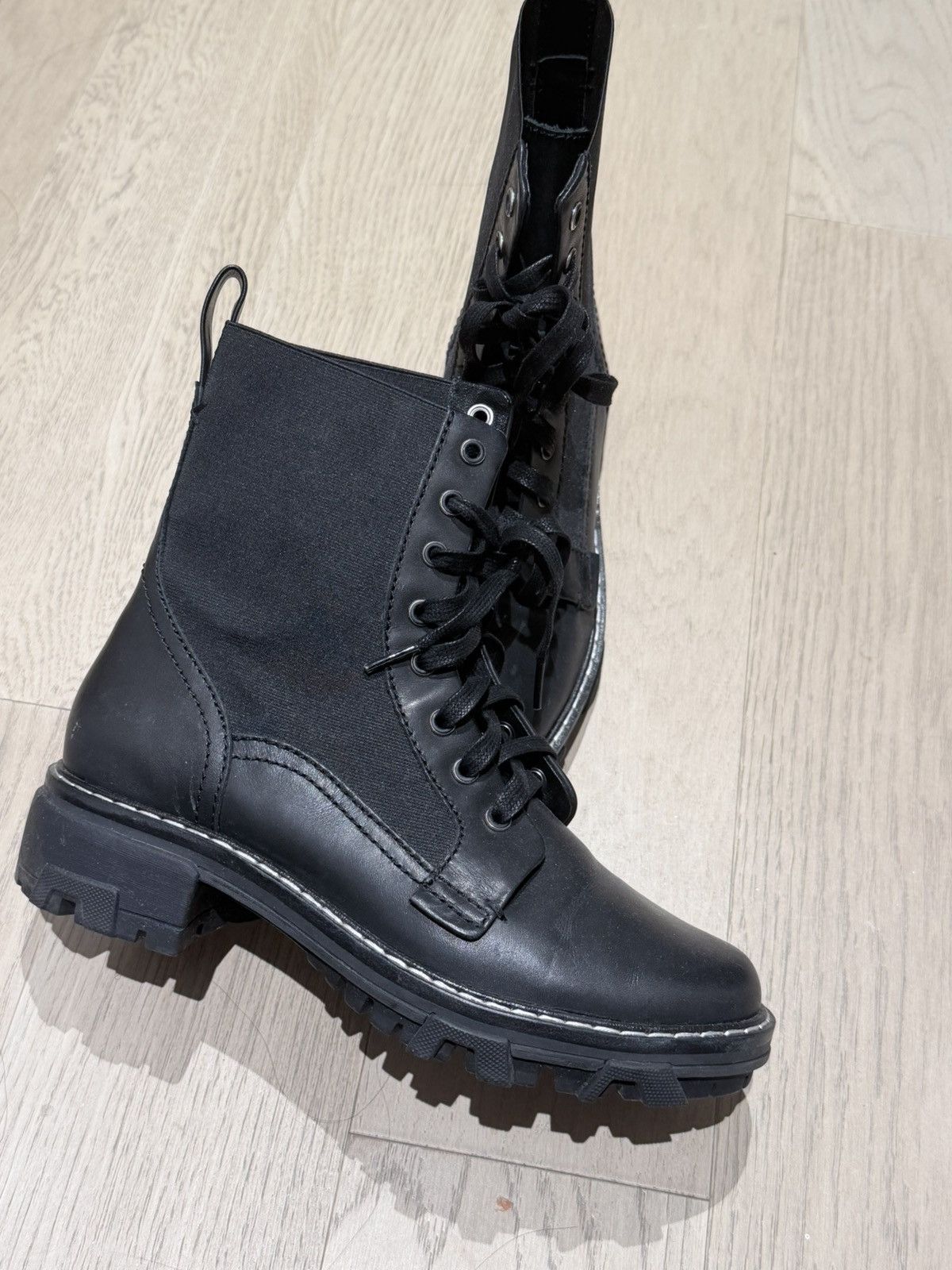 Rag & Bone rag & bone Black Lace-Up Combat Boots with box Size US 8.5 / IT 38.5 - 2 Thumbnail
