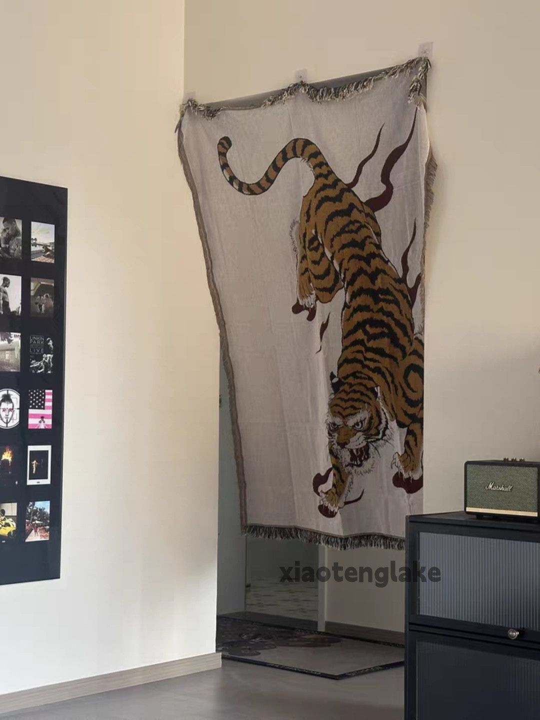 Designer × Japanese Brand × Vintage Utility outdoor pattern graphic tiger tapestry blanket Size ONE SIZE - 1 Thumbnail