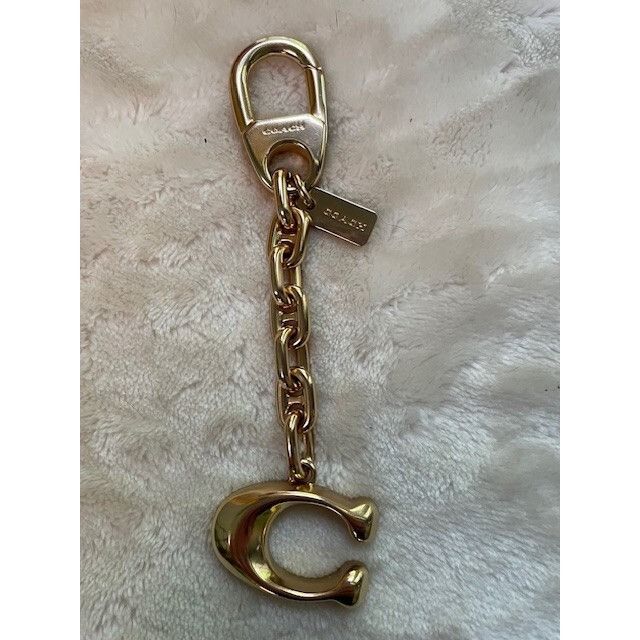 Coach Authentic COACH Gold "C" Bag Charm/Key Chain Size ONE SIZE - 1 Thumbnail