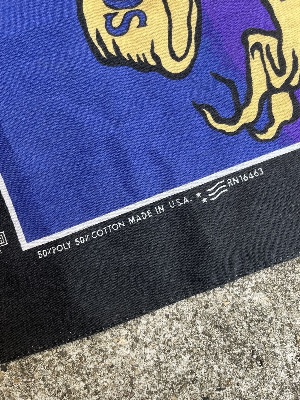 Harley Davidson × Vintage Vintage 90s Made in USA Harley Davidson Bandana Size ONE SIZE - 2 Thumbnail