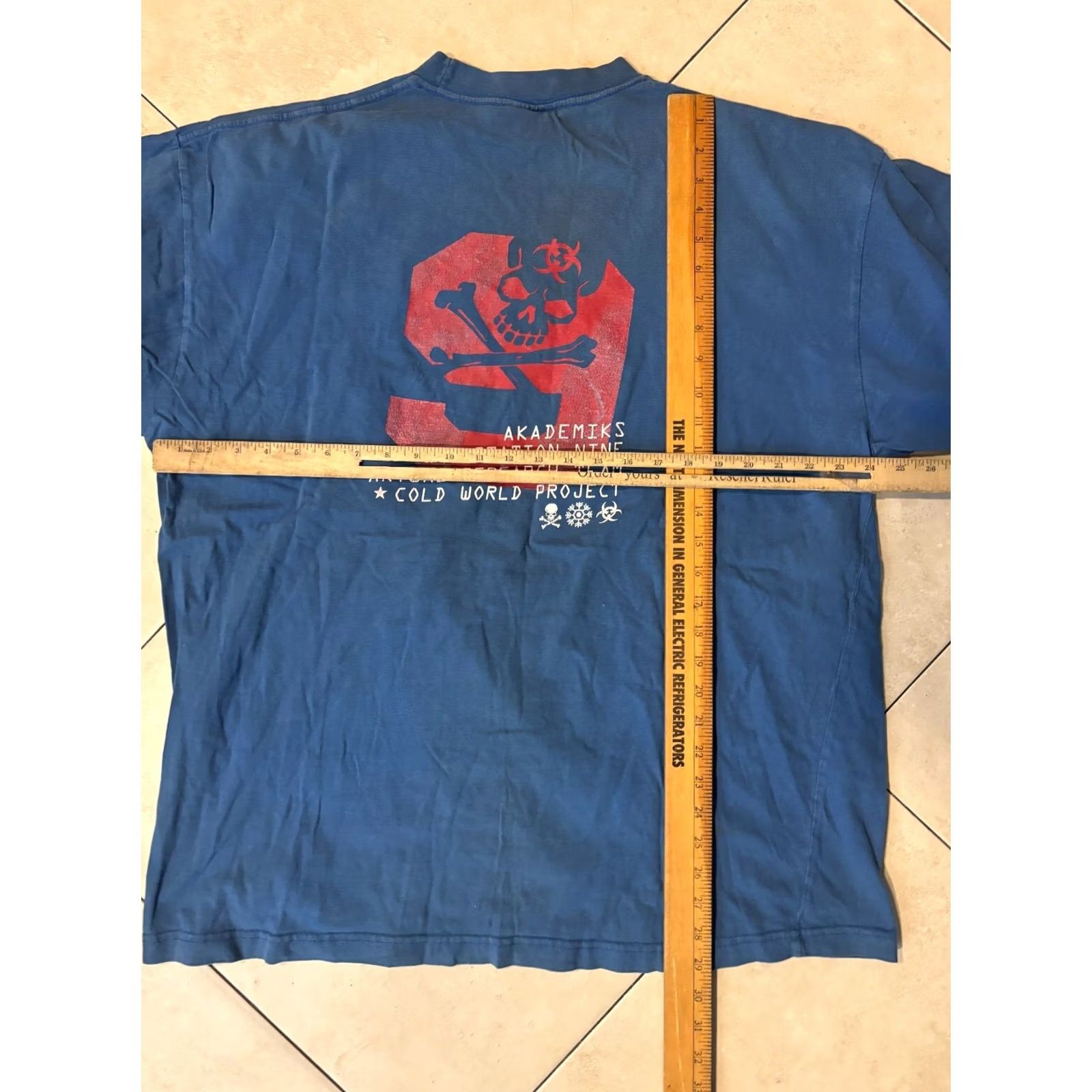 Akademiks VINTAGE Y2K Akademiks Crew Neck T-Shirt Mens Size 2XL Blue Size US XXL / EU 58 / 5 - 6 Thumbnail