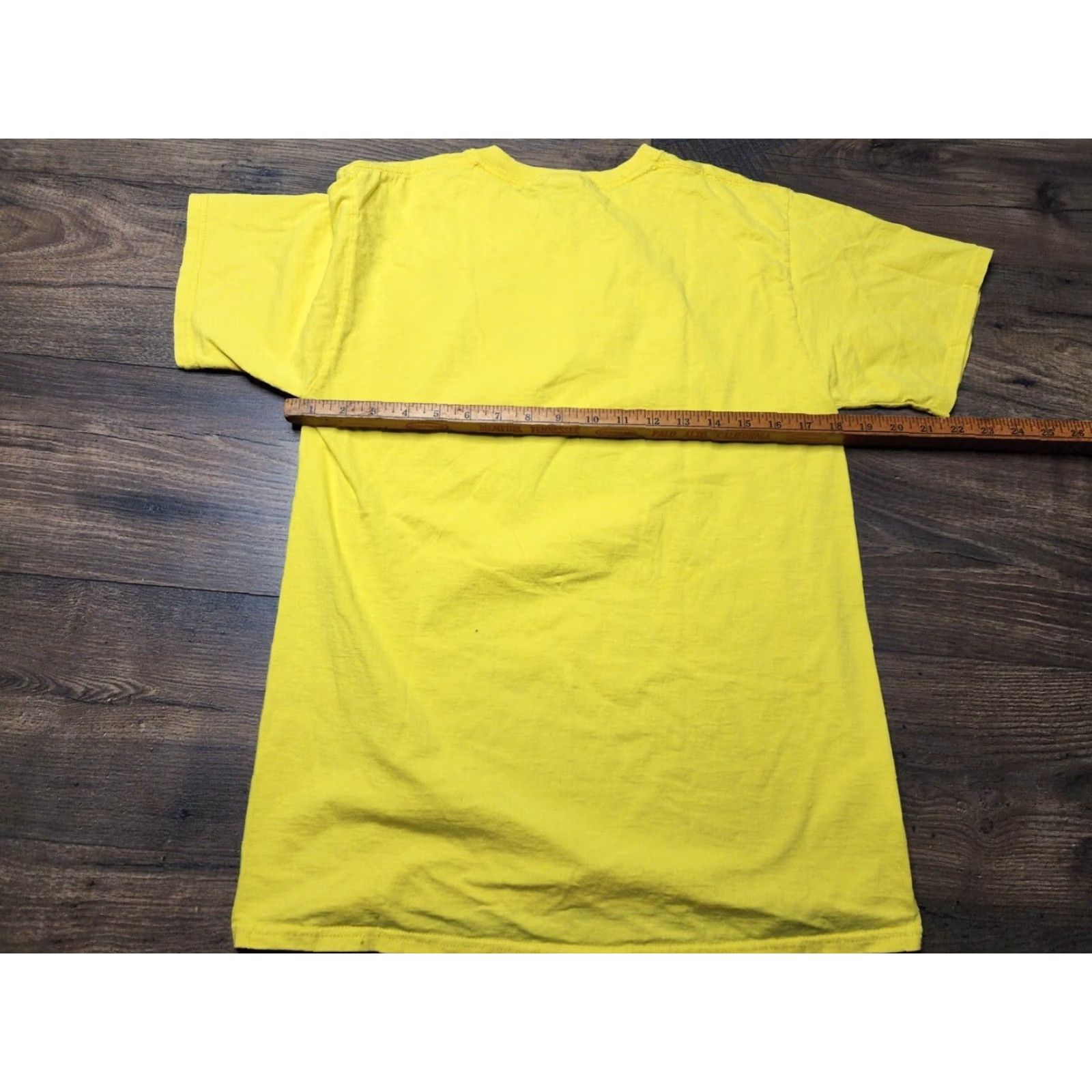 Fruit Of The Loom VINTAGE SpongeBob SquarePants Shirt Adult Medium Yellow Graphic Tee Smiling Bob Image 2014 Fruit of the Loom Mens Size US M / EU 48-50 / 2 - 2 Thumbnail