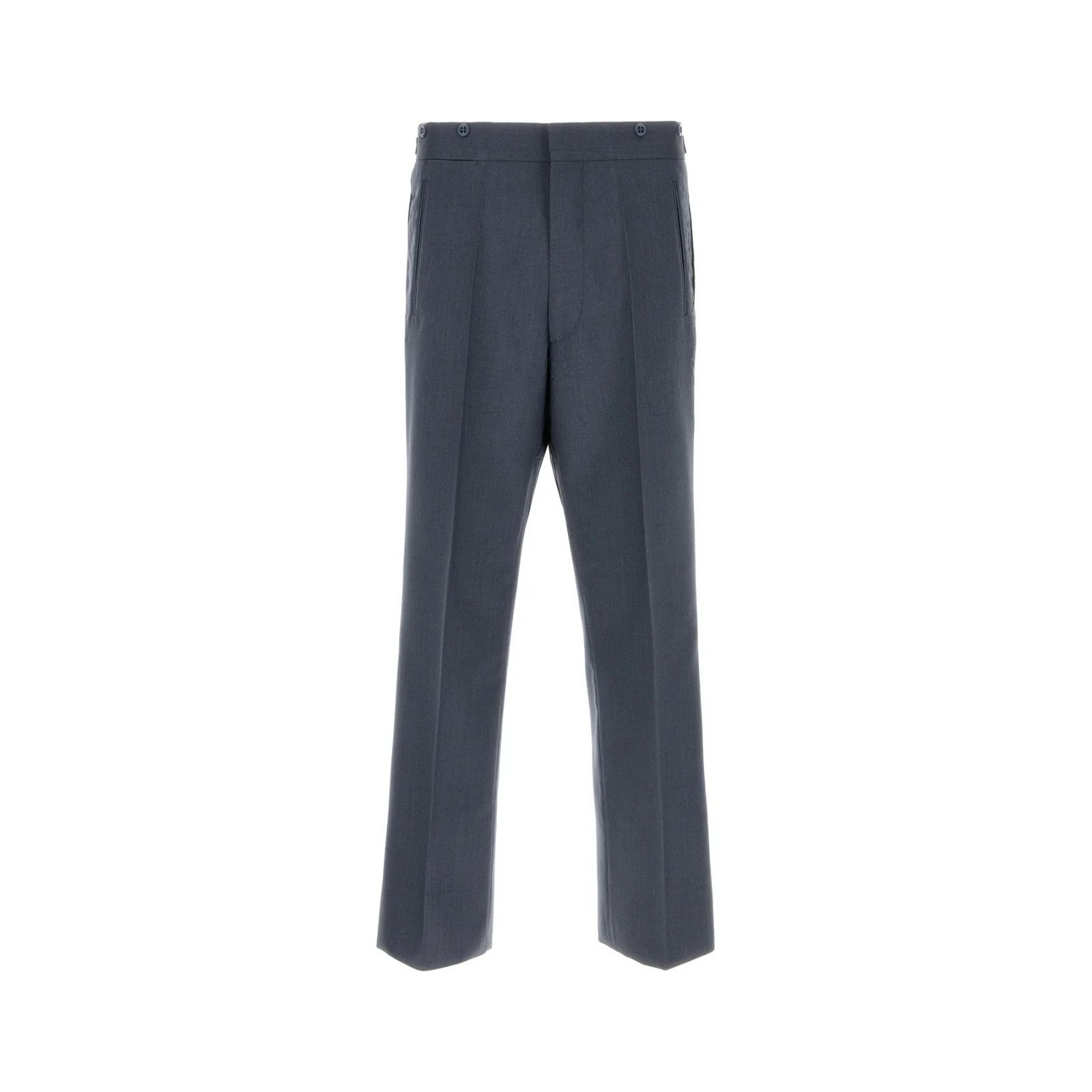 Prada PRADA Blue Mohair Blend Pants New And Authentic (Men's size: Size US 36 / EU 52 - 1 Thumbnail