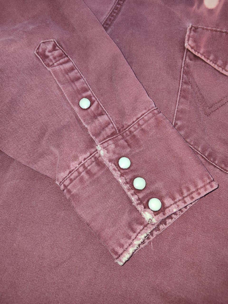 Vintage Vintage Wrangler Worn Shirt Size US XXL / EU 58 / 5 - 5 Thumbnail