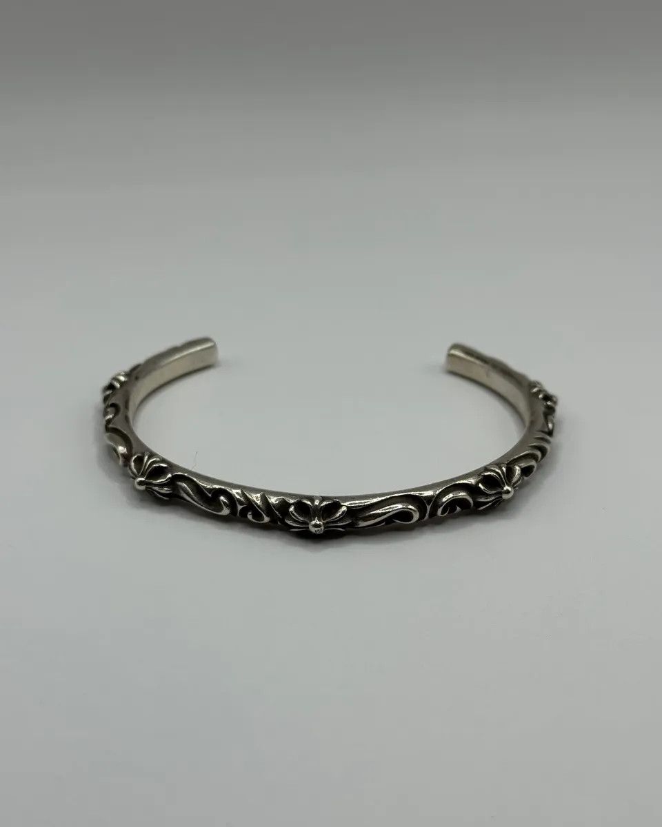 アクセサリー Chrome Hearts Bangle Double Dog CHROME HEARTS Sterling Silver Double Dog Cuff Bracelet