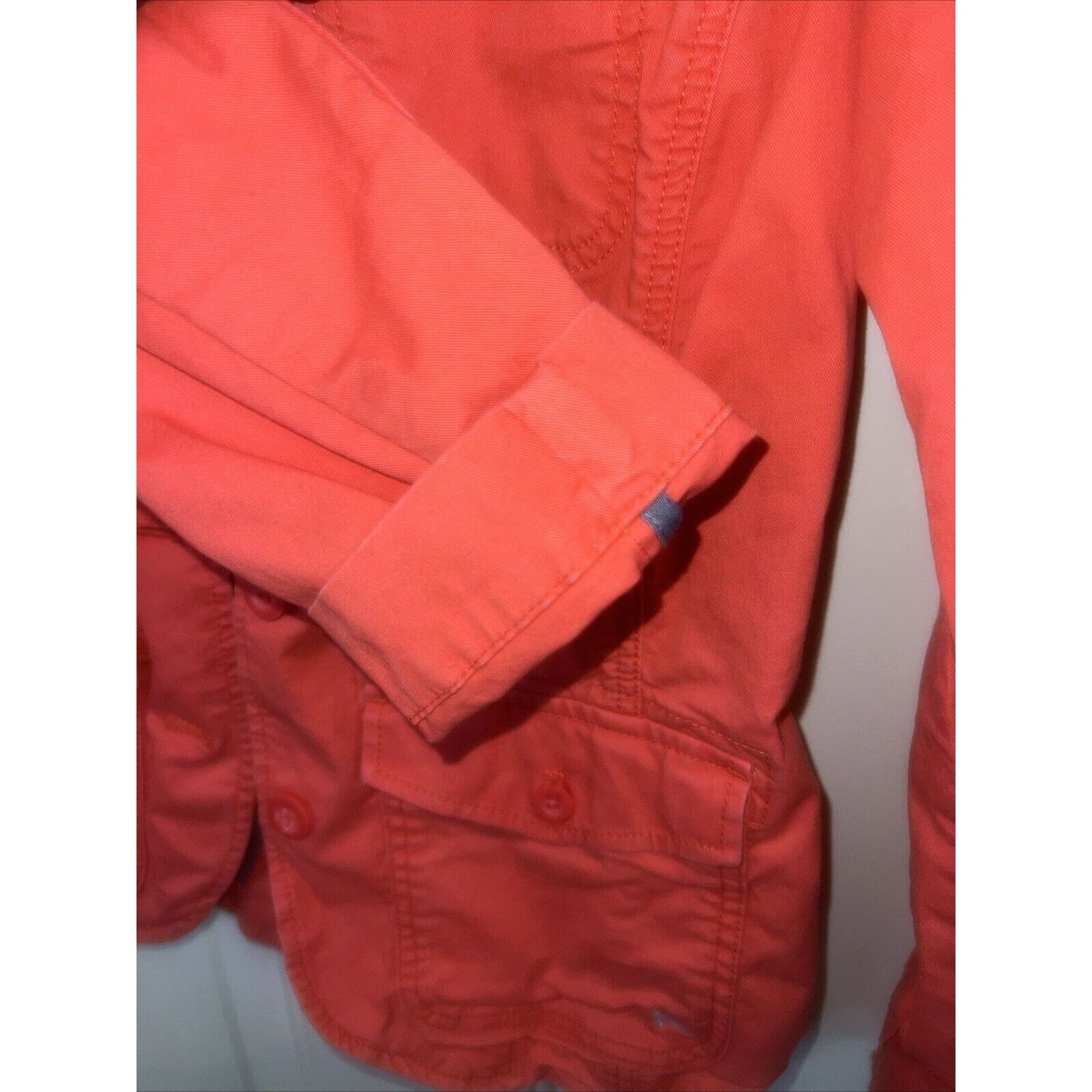 Eddie Bauer Eddie Bauer Blazer Chore Trucker Jacket Women’s 6 Pink Denim Size M / US 6-8 / IT 42-44 - 8 Thumbnail