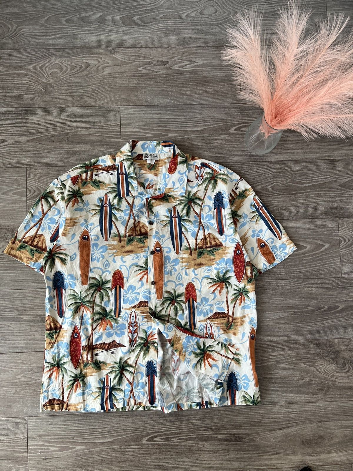 Other Rare Aloha Republic Made in Usa Hawaii Overprinted shirt Size US XXL / EU 58 / 5 - 6 Thumbnail
