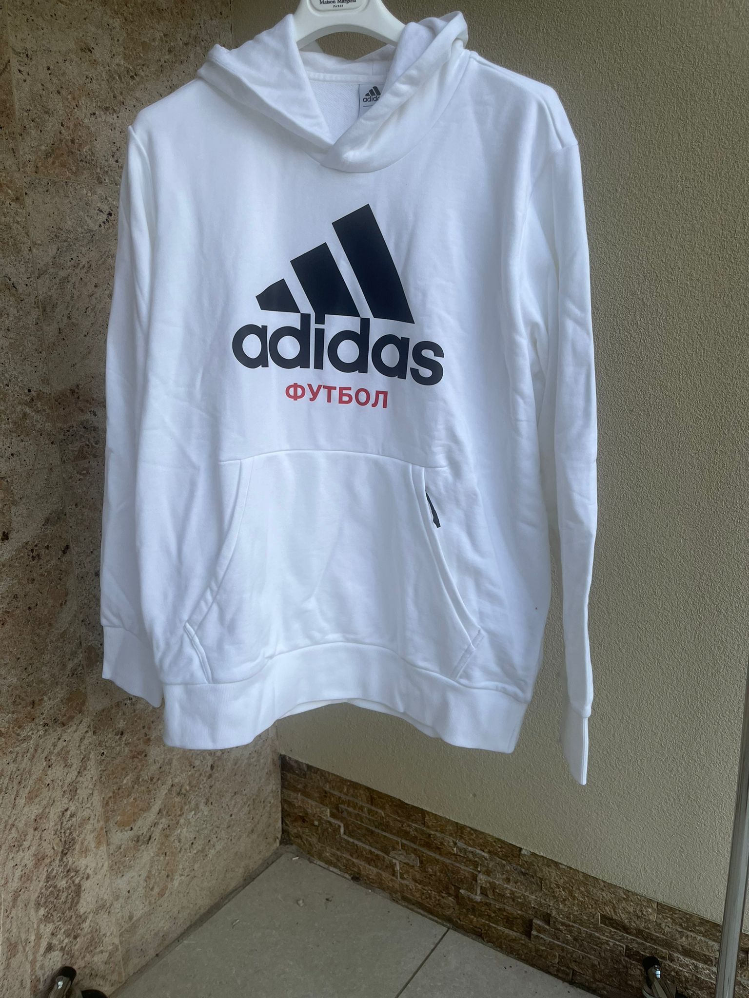Adidas × Gosha Rubchinskiy Gosha Logo Hoodie in White Size US XL / EU 56 / 4 - 3 Thumbnail