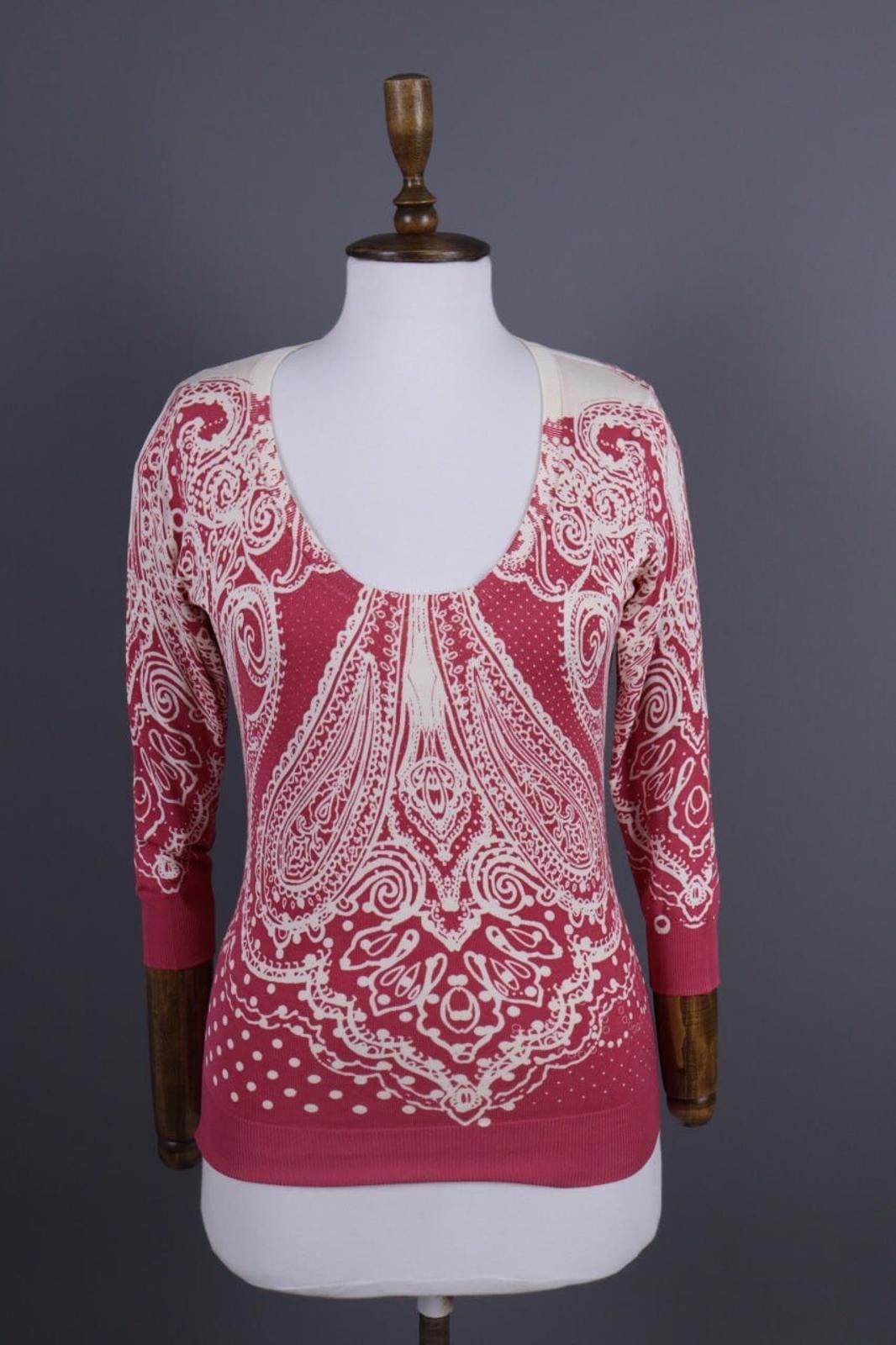 Etro Etro Milano Multicolour Paisley Silk Top Shirt Size 42 Size M / US 6-8 / IT 42-44 - 1 Thumbnail