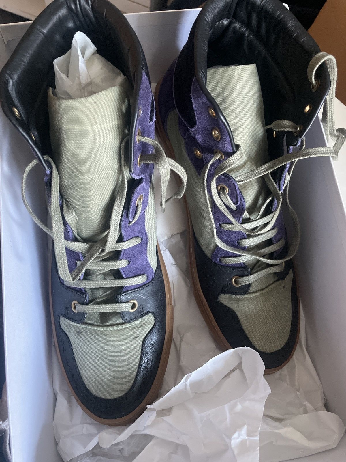Balenciaga Balenciaga Arena Hi Top - Worn Once in Doors Size US 10 / EU 43 - 3 Thumbnail
