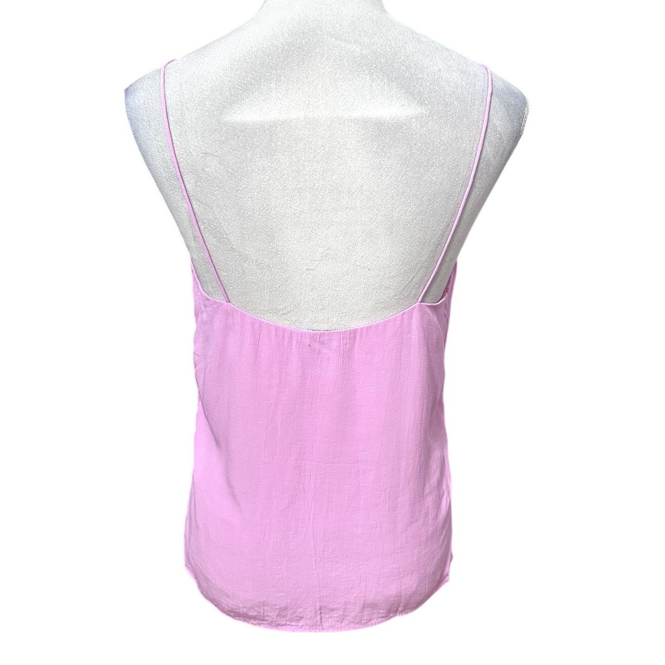 Other Something Navy Camisole Top V-Neck Low Back Pink Women's S Size S / US 4 / IT 40 - 4 Thumbnail
