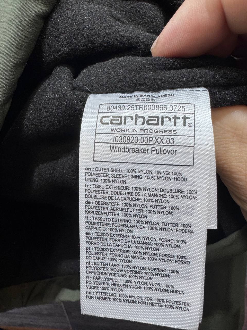 Carhartt Wip Carhartt Wip Windbreaker Pullover Jacket Size US M / EU 48-50 / 2 - 15 Thumbnail