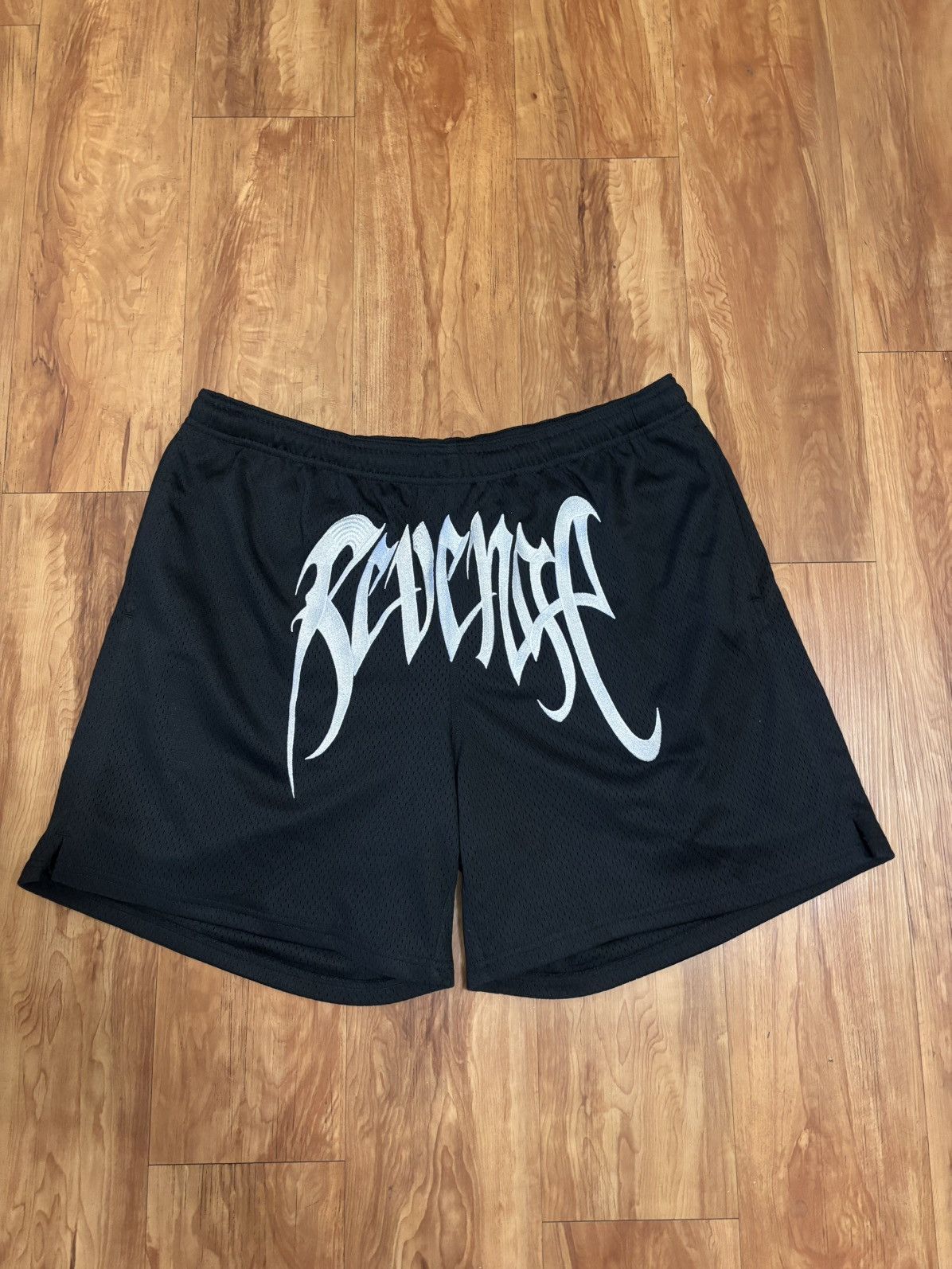 Revenge Revenge Mesh Shorts Black XL Size US 34 / EU 50 - 1 Thumbnail