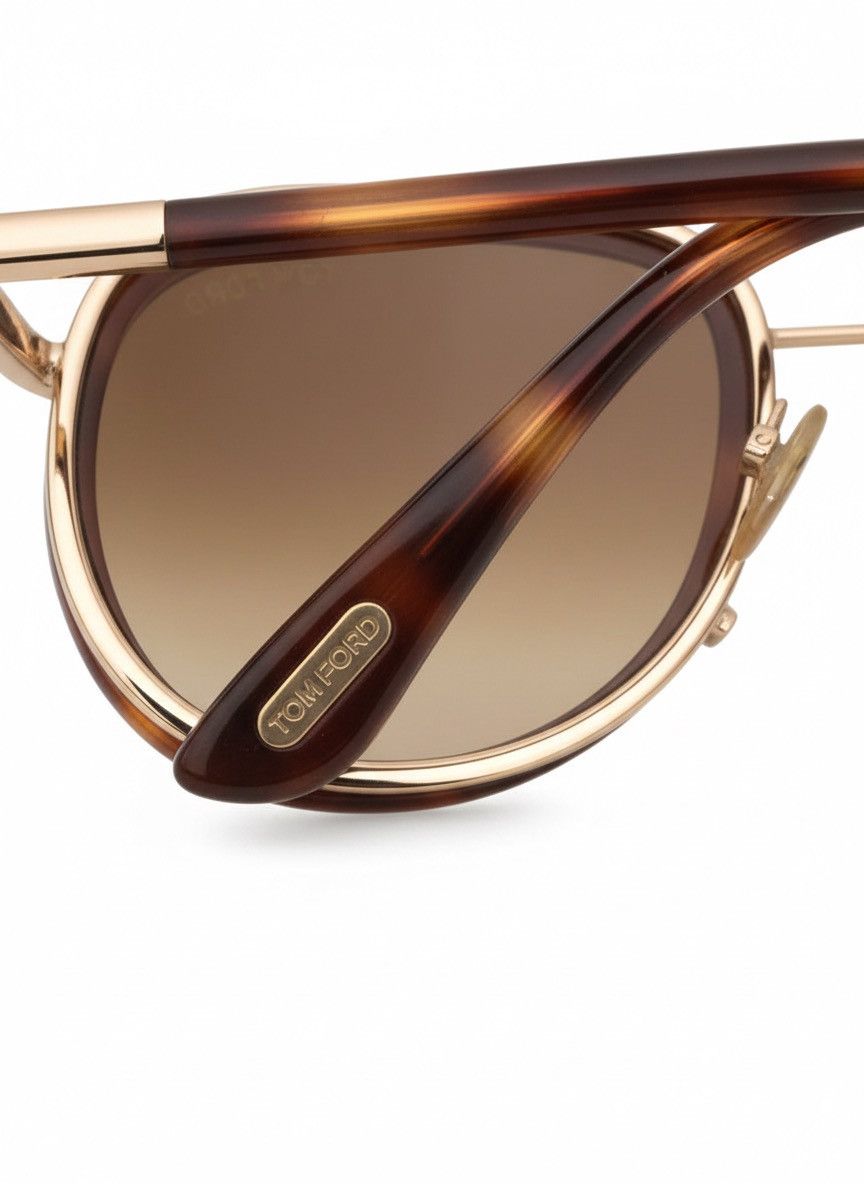 Tom Ford Tom Ford Pablo TF132 Aviator Sunglasses – Made in Italy Size ONE SIZE - 8 Thumbnail