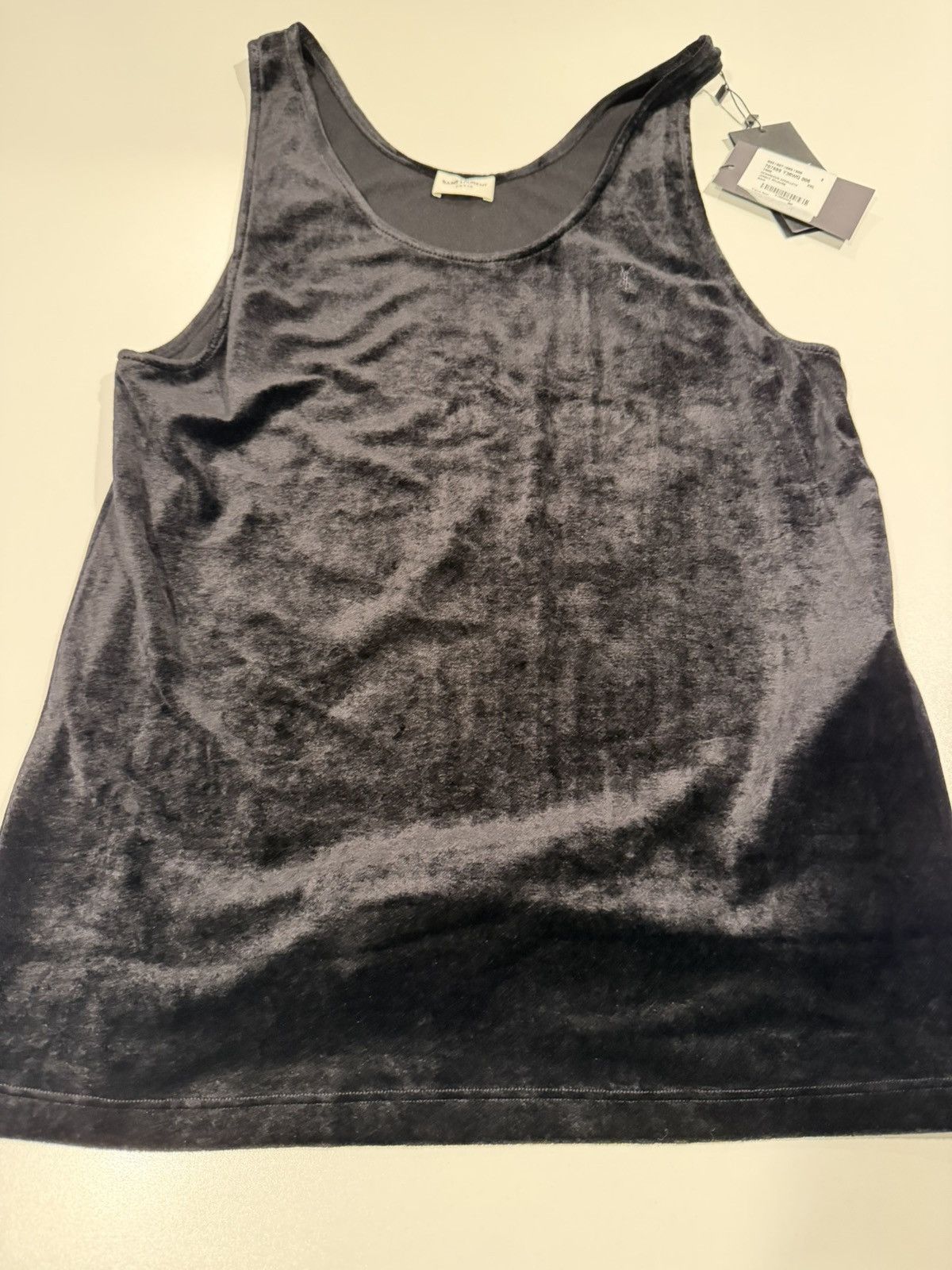 Saint Laurent Paris Saint Laurent men’s velvet tank. XXL. $490 Size US XXL / EU 58 / 5 - 9 Thumbnail