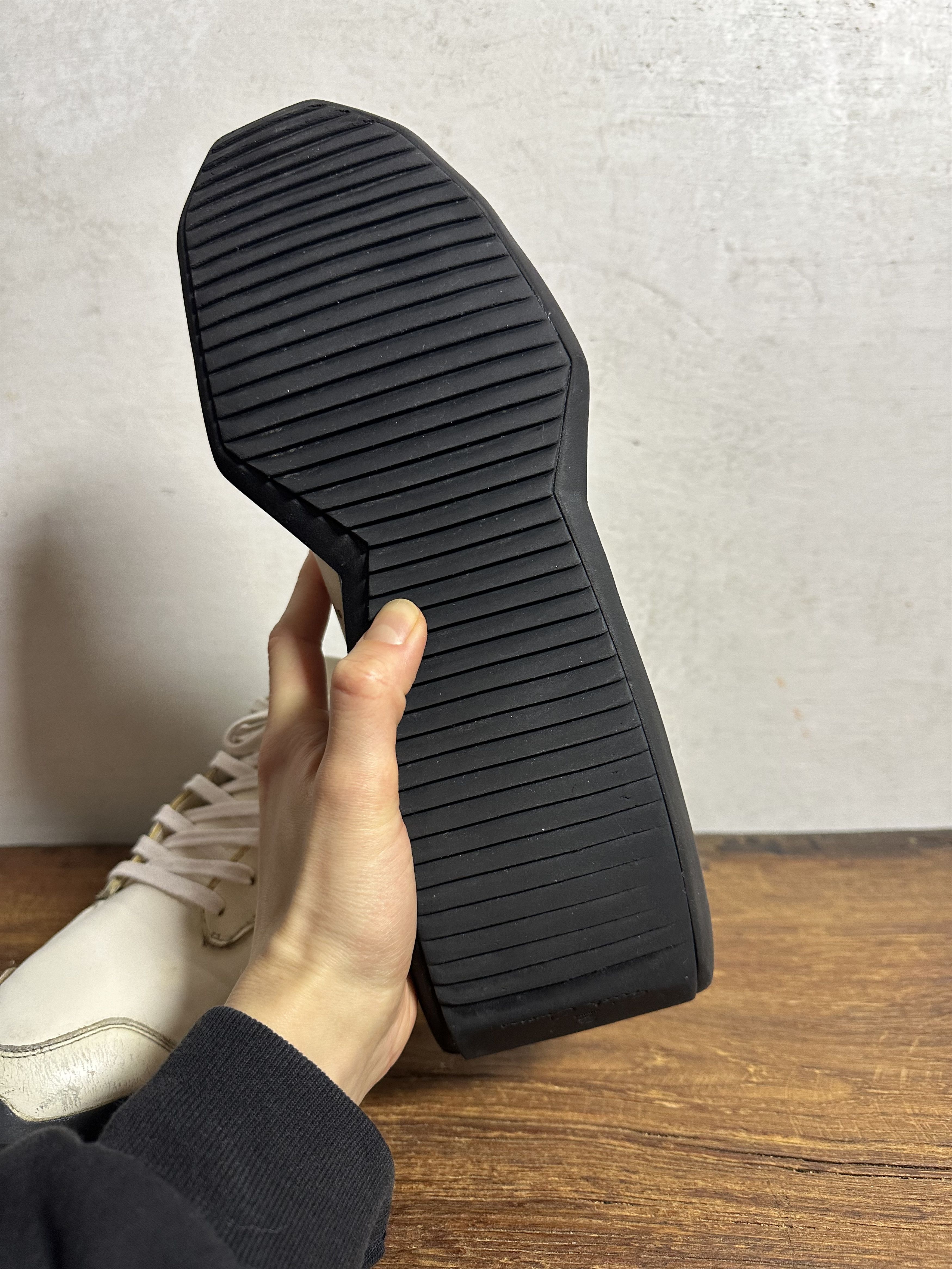 Adidas × Rick Owens Rick Owens x adidas SS14 White Tech Runner Size US 9.5 / EU 42-43 - 10 Thumbnail