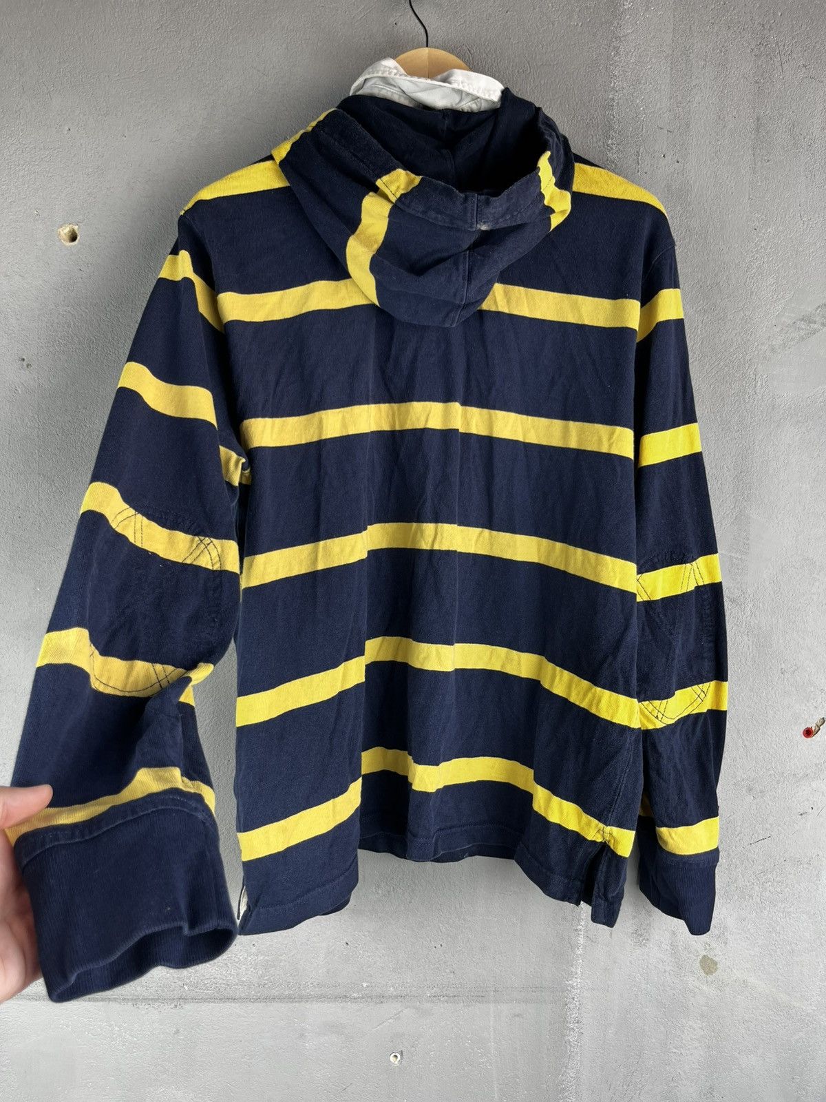 Polo Ralph Lauren Polo Ralph Lauren rugby hoodie vintage 90s Size US L / EU 52-54 / 3 - 10 Thumbnail