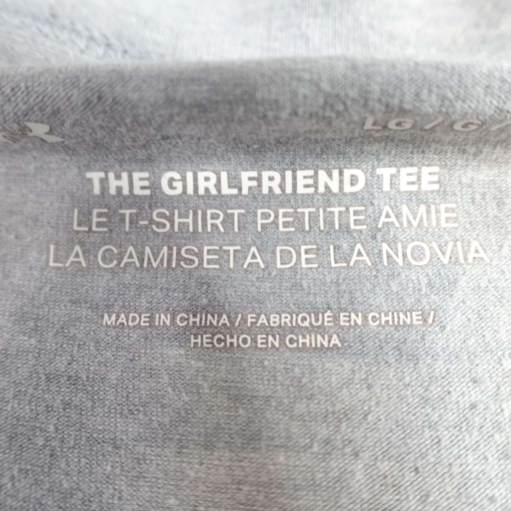 Under Armour Under Armour Project Rock Shirt Large Gray American Flag The Girlfriend Tee Shirt Women Size L / US 10 / IT 46 - 3 Thumbnail